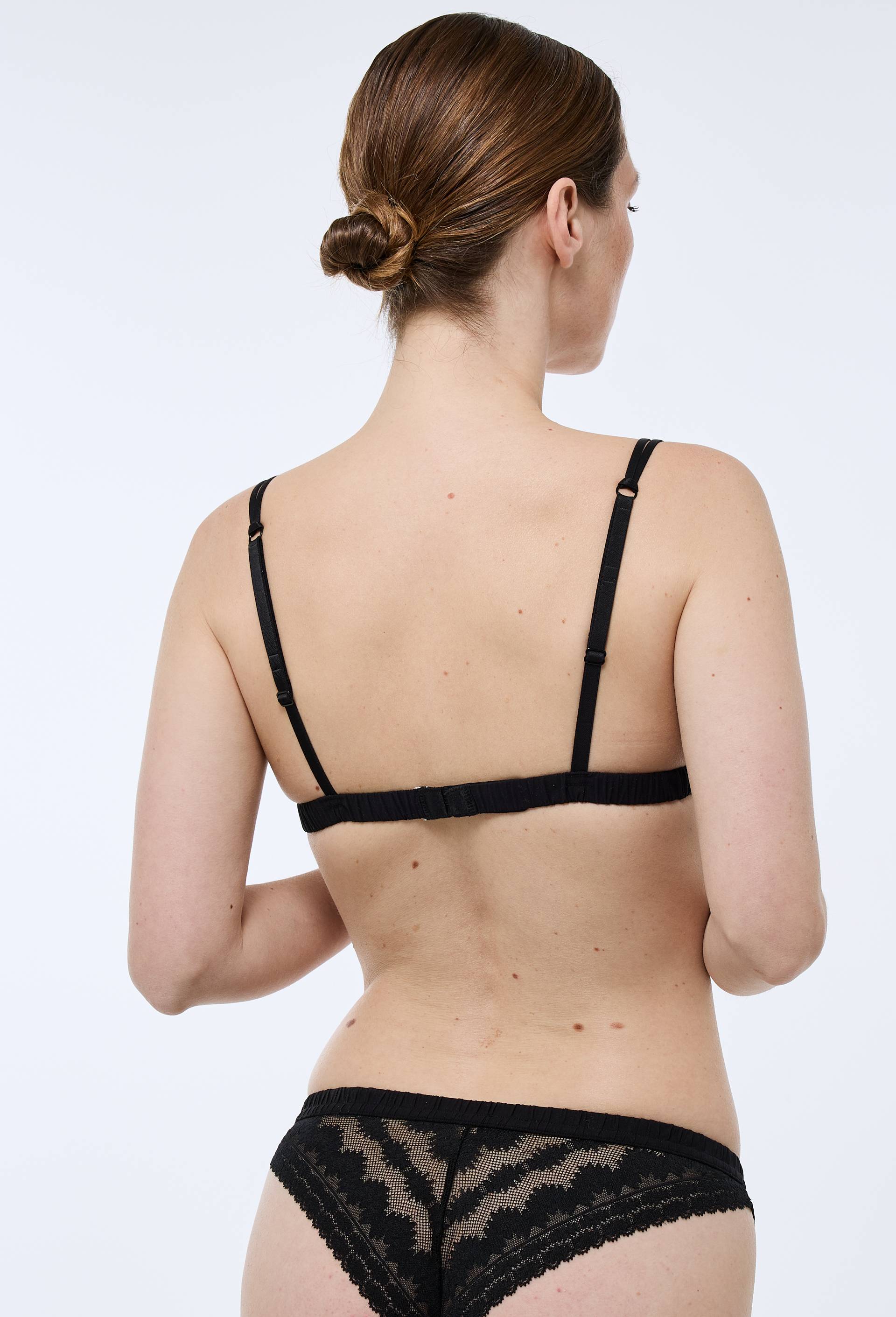 Soutien-gorge triangle IMANY en dentelle, Noir, large image number 1