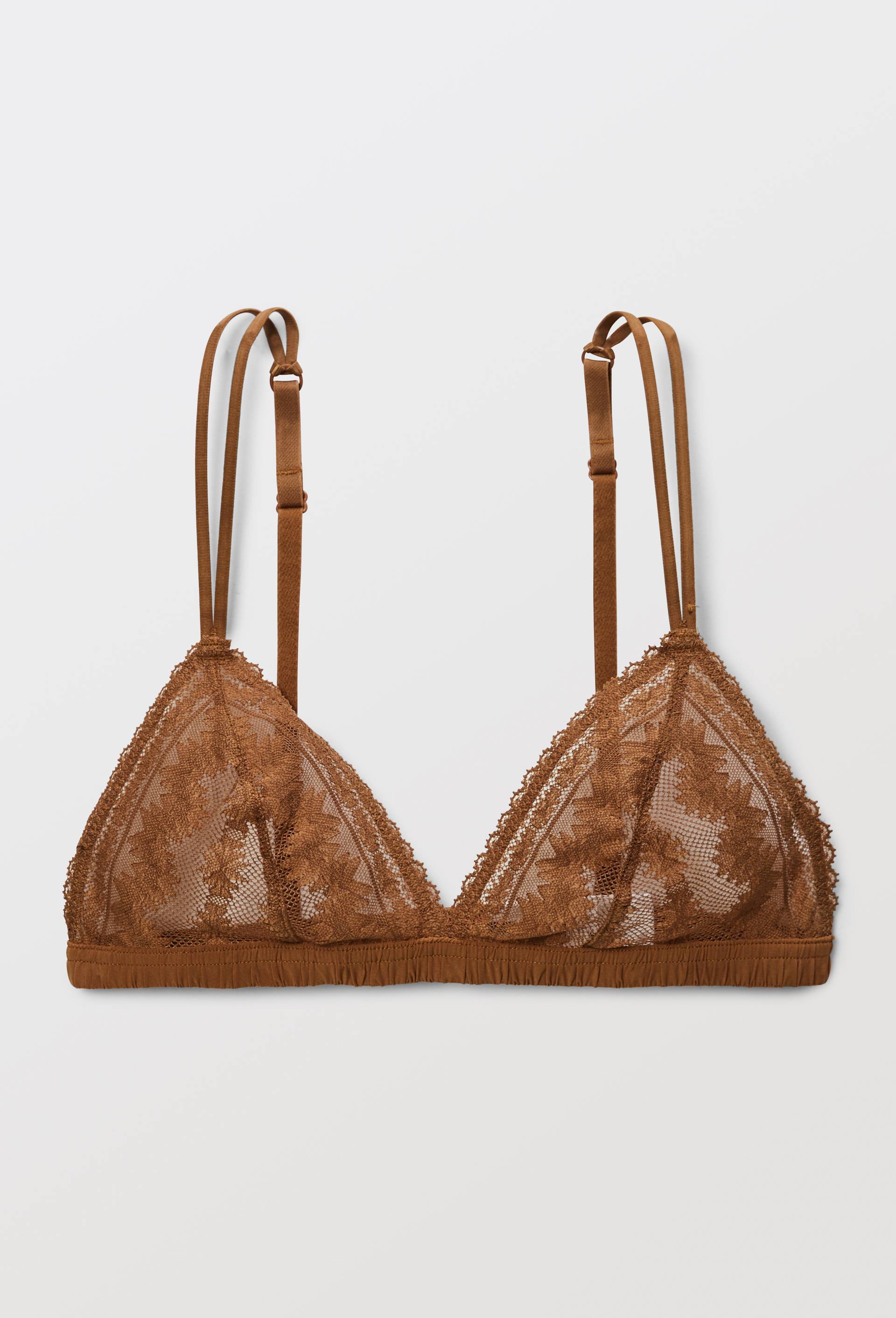 Soutien-gorge triangle IMANY en dentelle, Beige, large image number 2