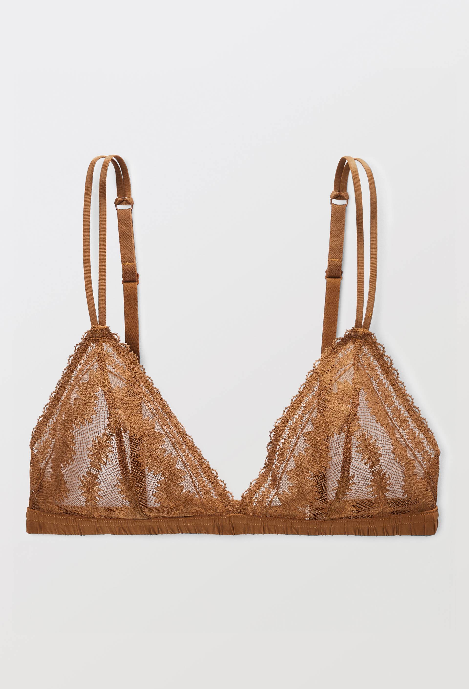 Soutien-gorge triangle IMANY en dentelle, Beige, large image number 2