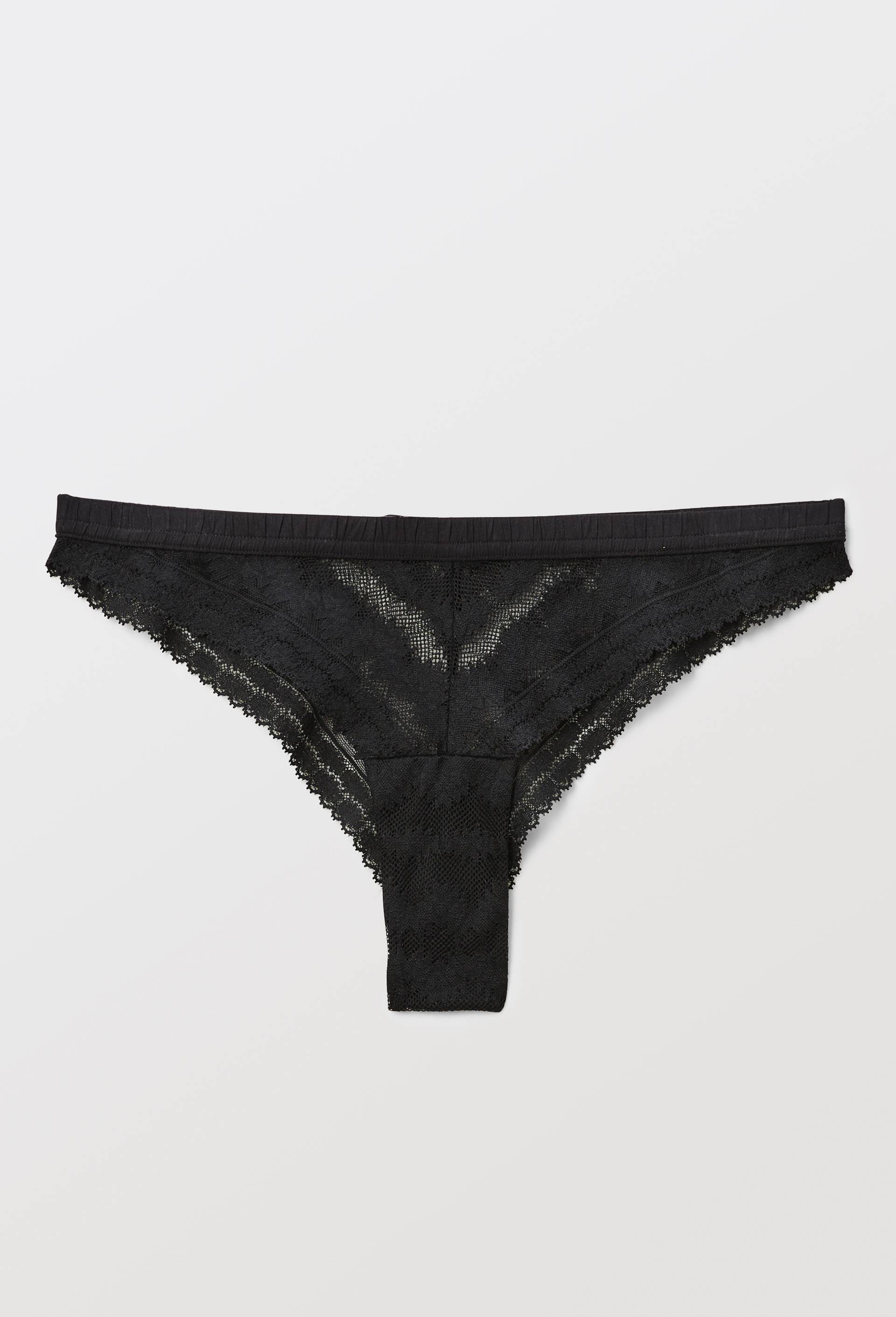 Tanga IMANY en dentelle, Noir, large image number 2.0