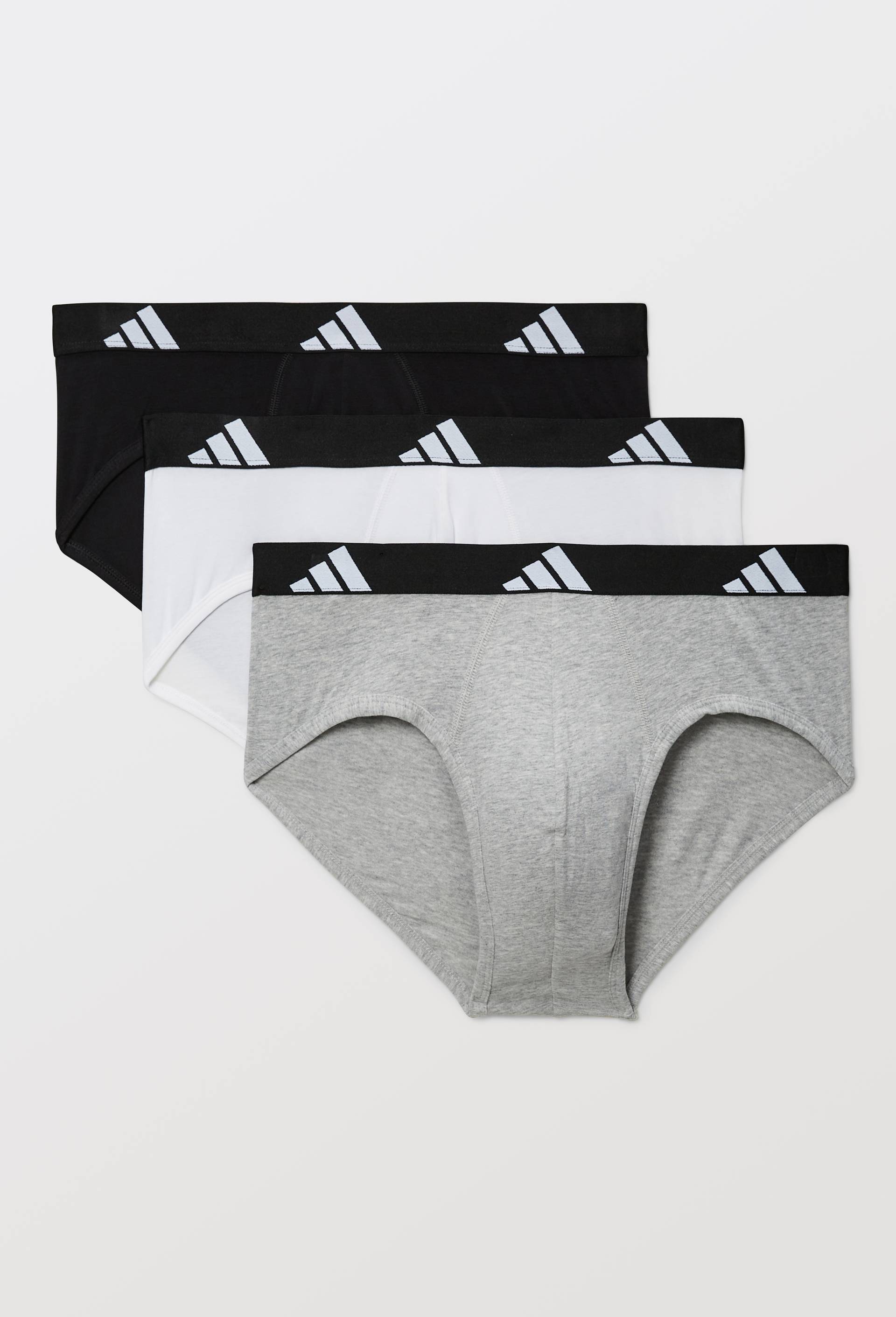 Lot de 3 slips en coton ADIDAS, Blanc, large image number 0