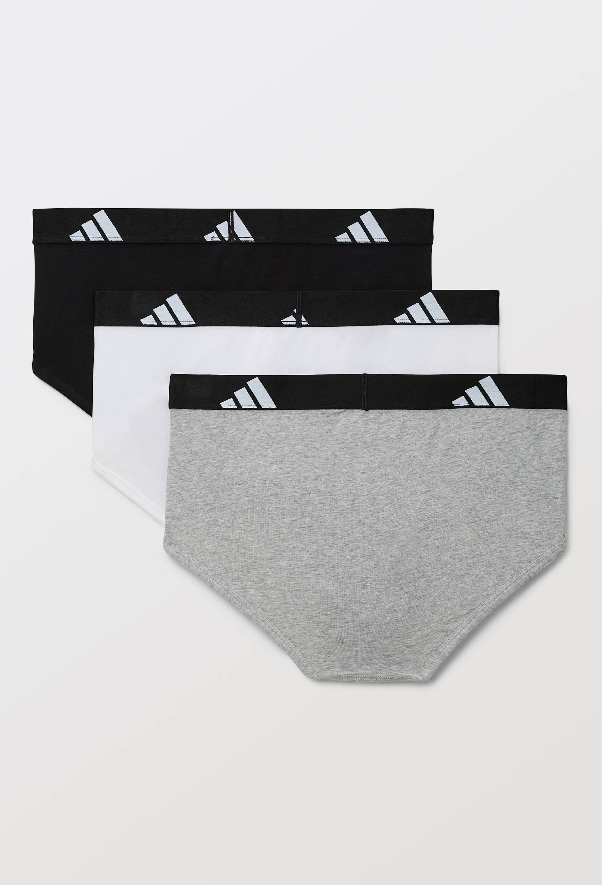 Lot de 3 slips en coton ADIDAS, Blanc, large image number 1.0