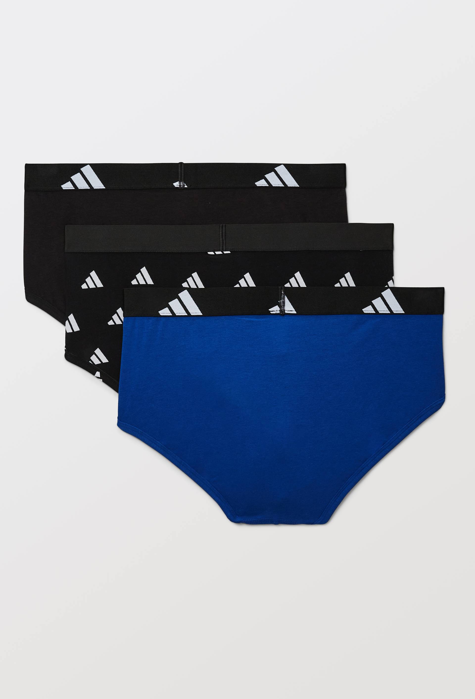 Lot de 3 slips en coton ADIDAS, Bleu, large image number 1.0