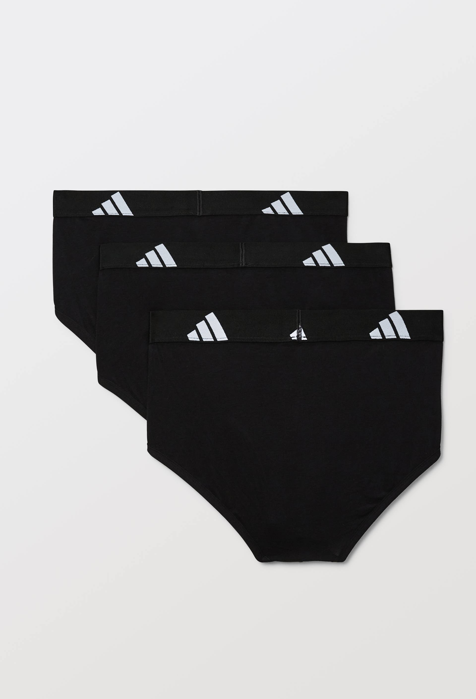 Lot de 3 slips en coton ADIDAS, Noir, large image number 1.0