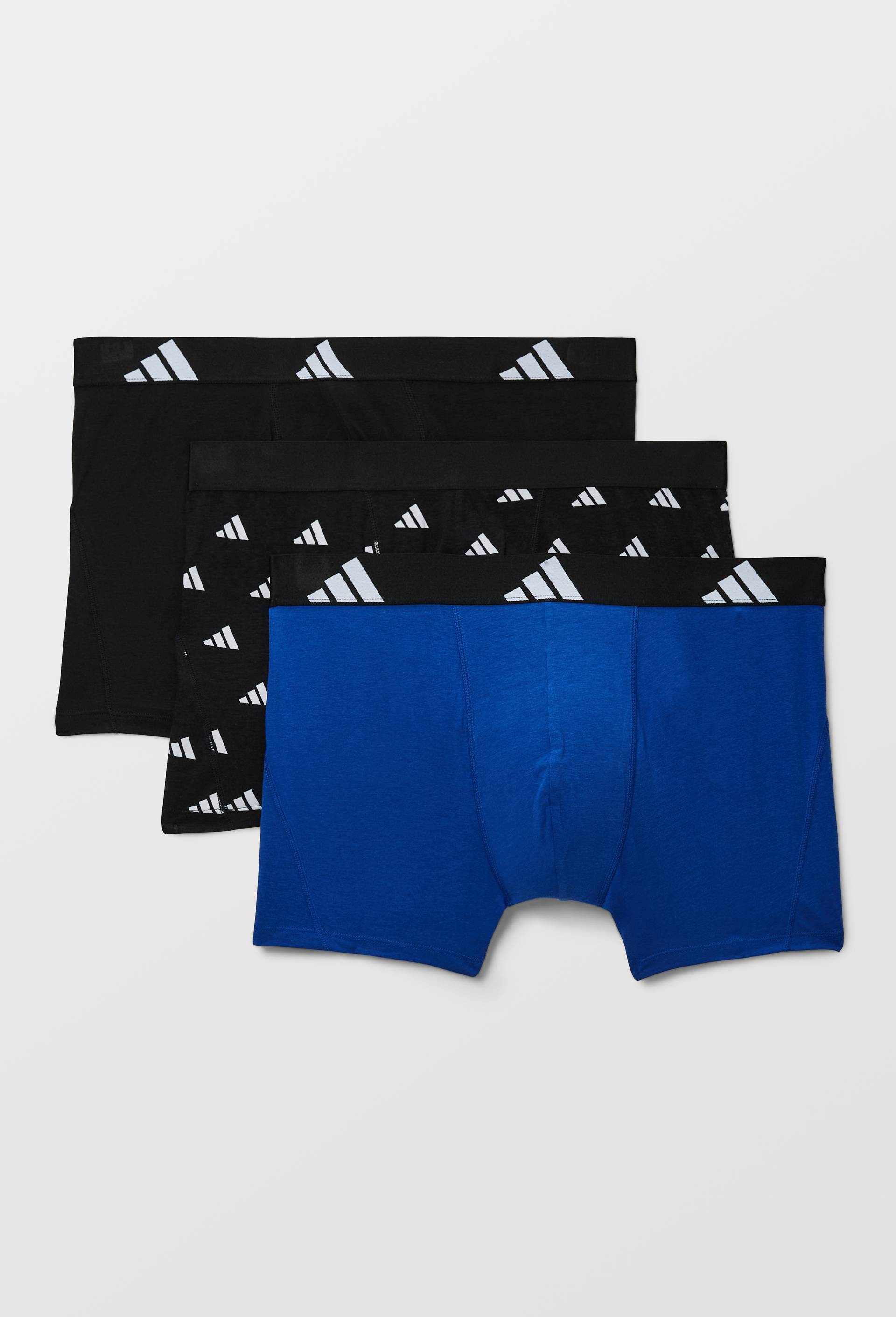 Lot de 3 boxers en coton ADIDAS, Bleu, large image number 0