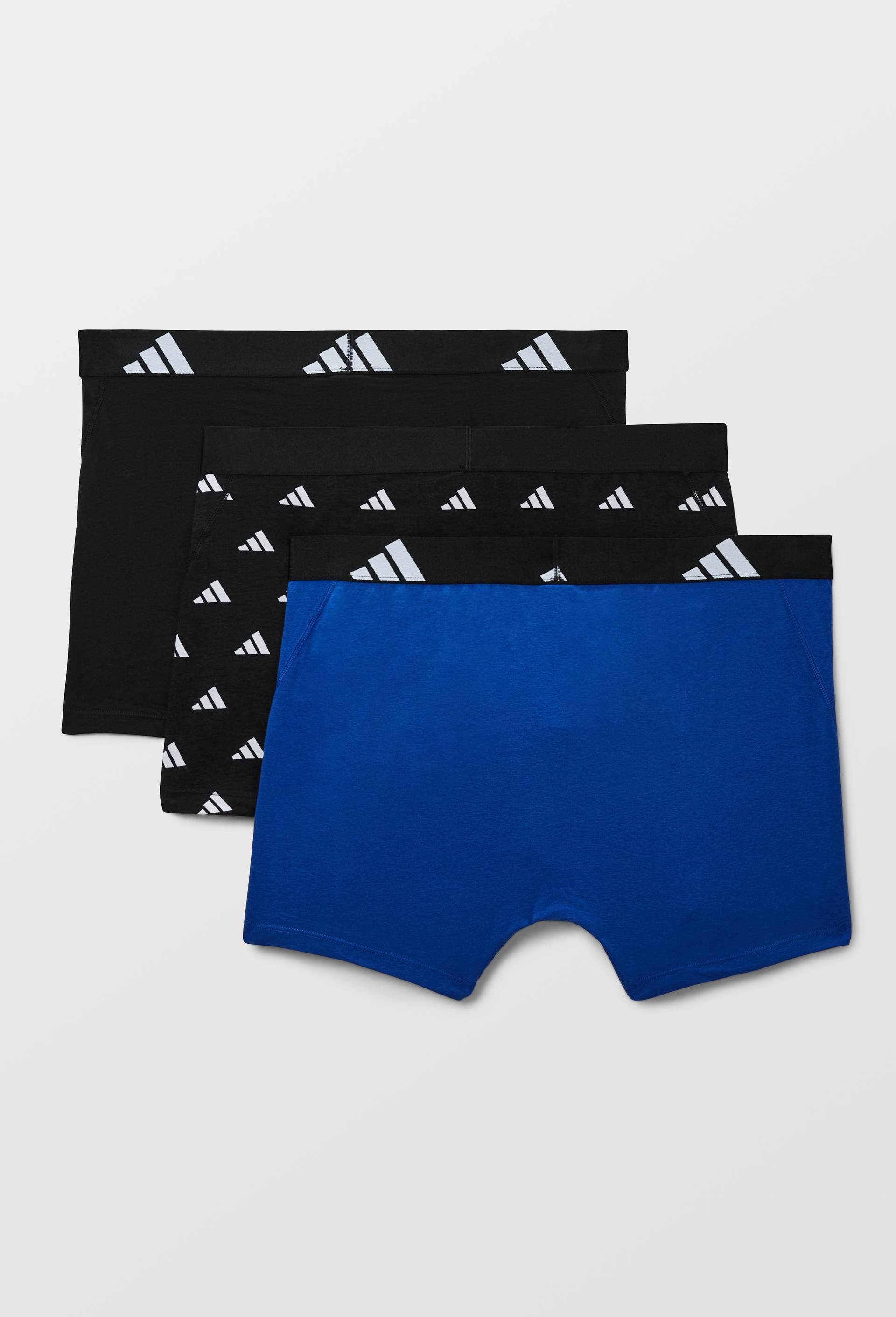 Lot de 3 boxers en coton ADIDAS, Bleu, large image number 1