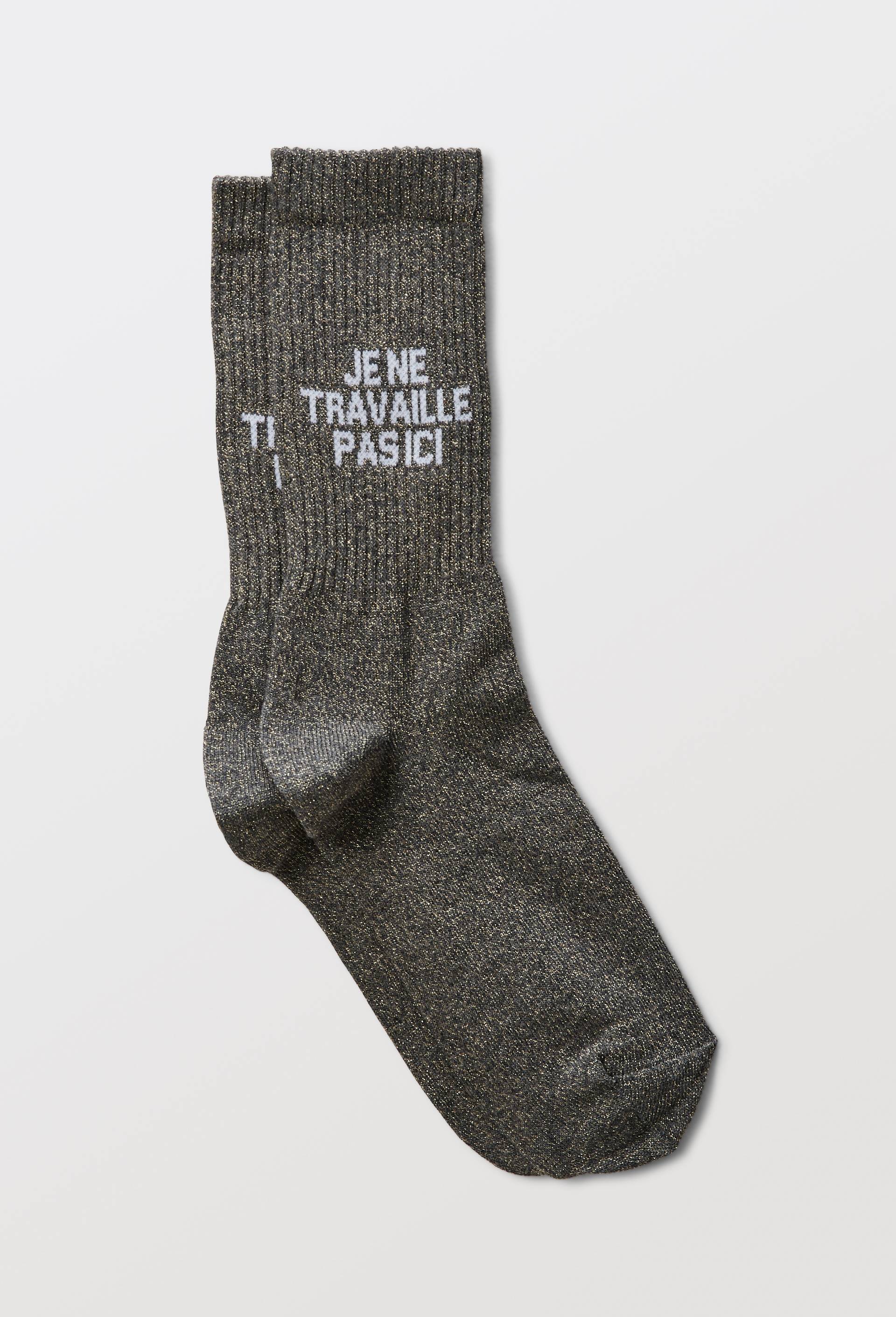 Paire de chaussettes en coton et lurex Félicie Aussi - FELICIE AUSSI - Modalova