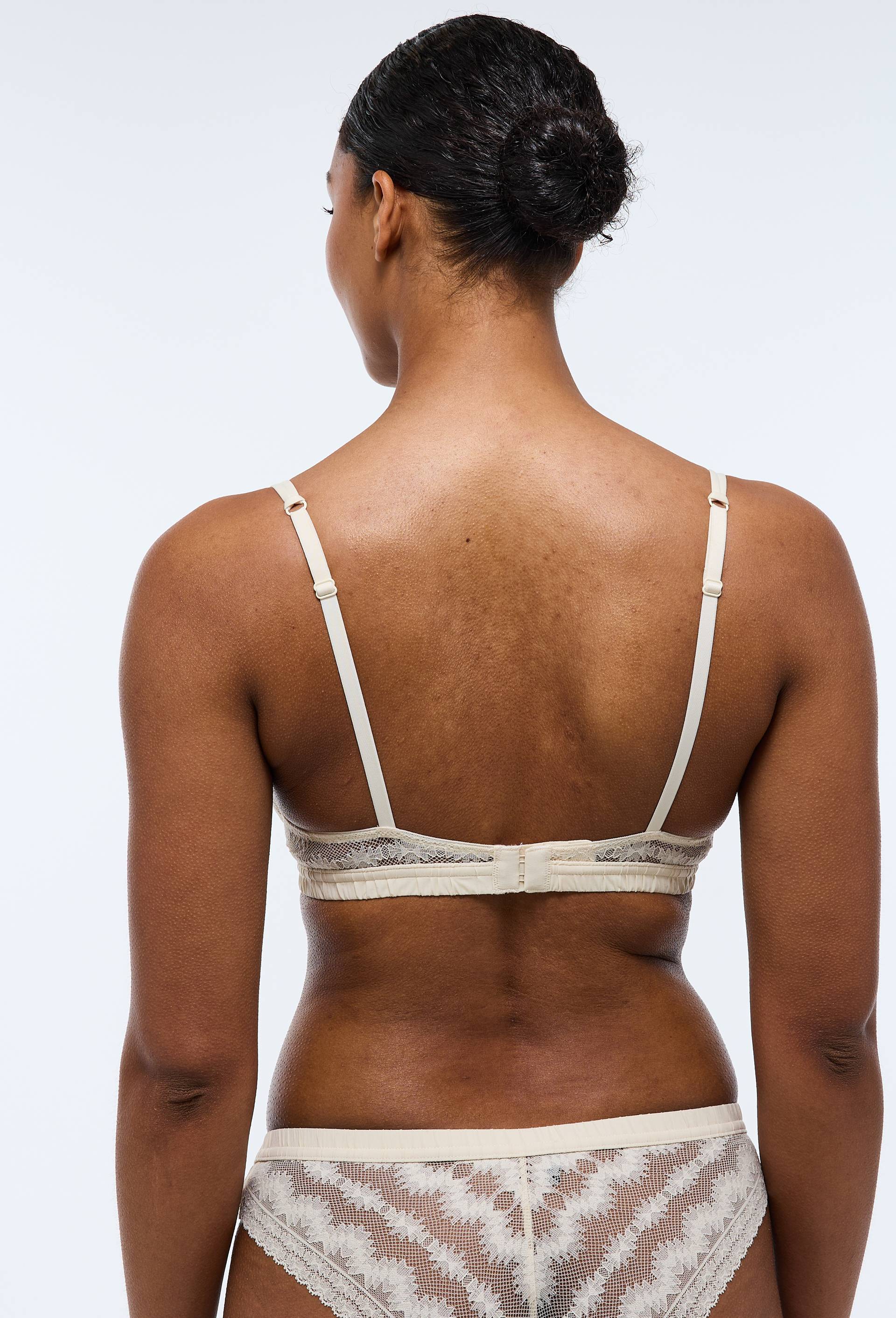 Soutien-gorge corbeille balconnet IMANY en dentelle, Beige clair, large image number 1