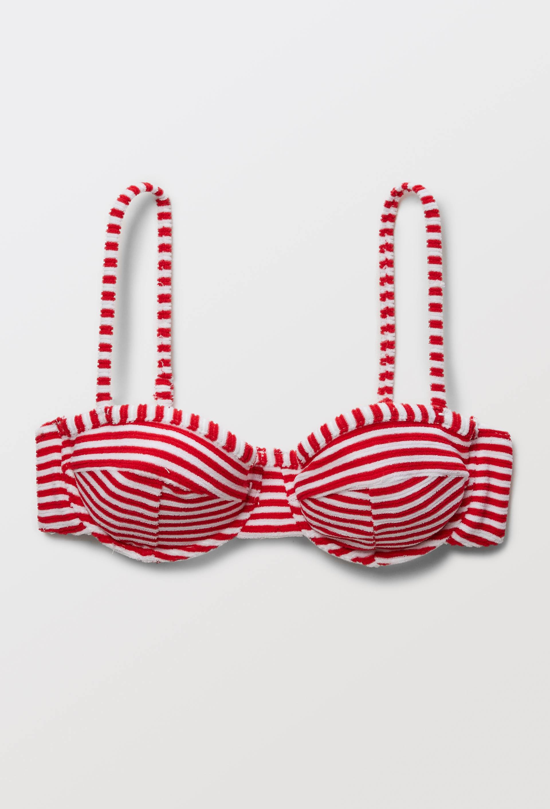 Haut de maillot de bain LOUISE, Rouge, large image number 3