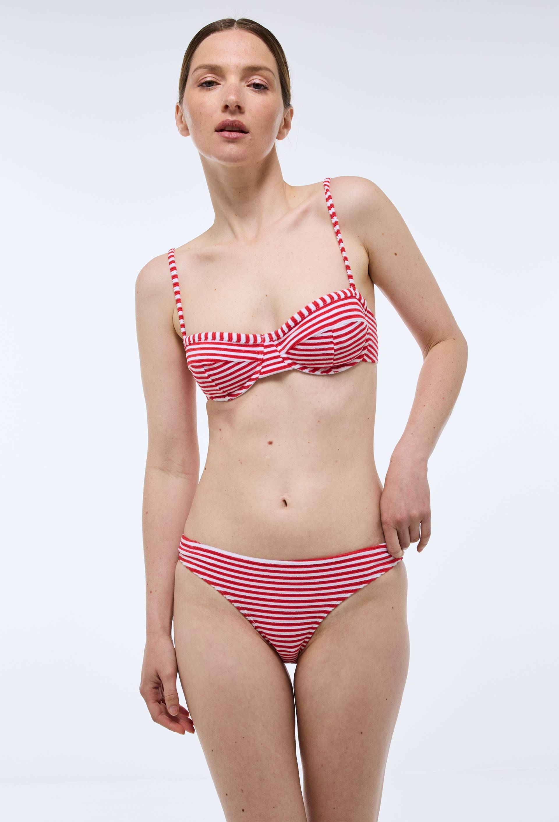Bas de maillot de bain LOUISE, Rouge, large image number 0