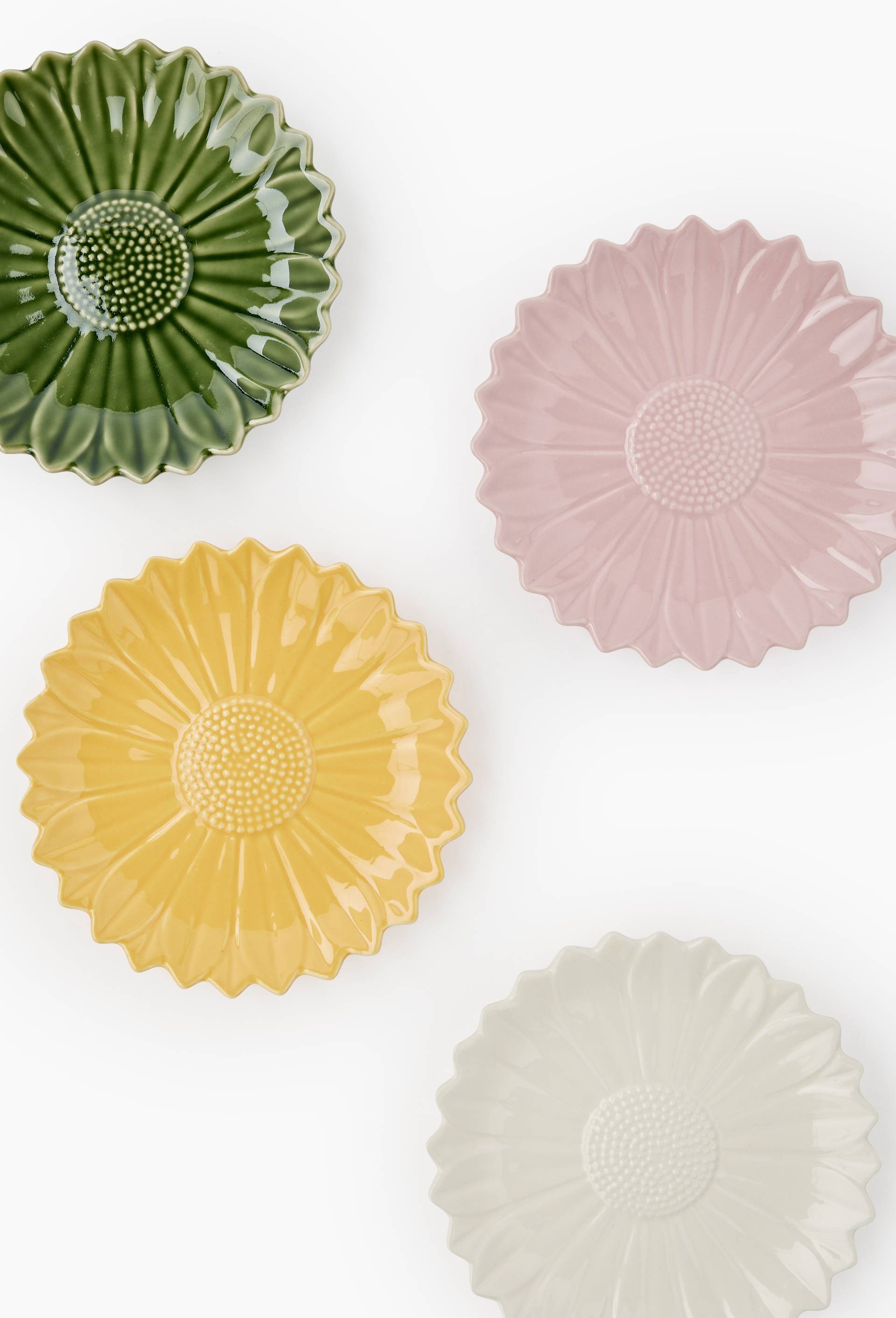 Assiette marguerite, 15cm, Vert, large image number 1
