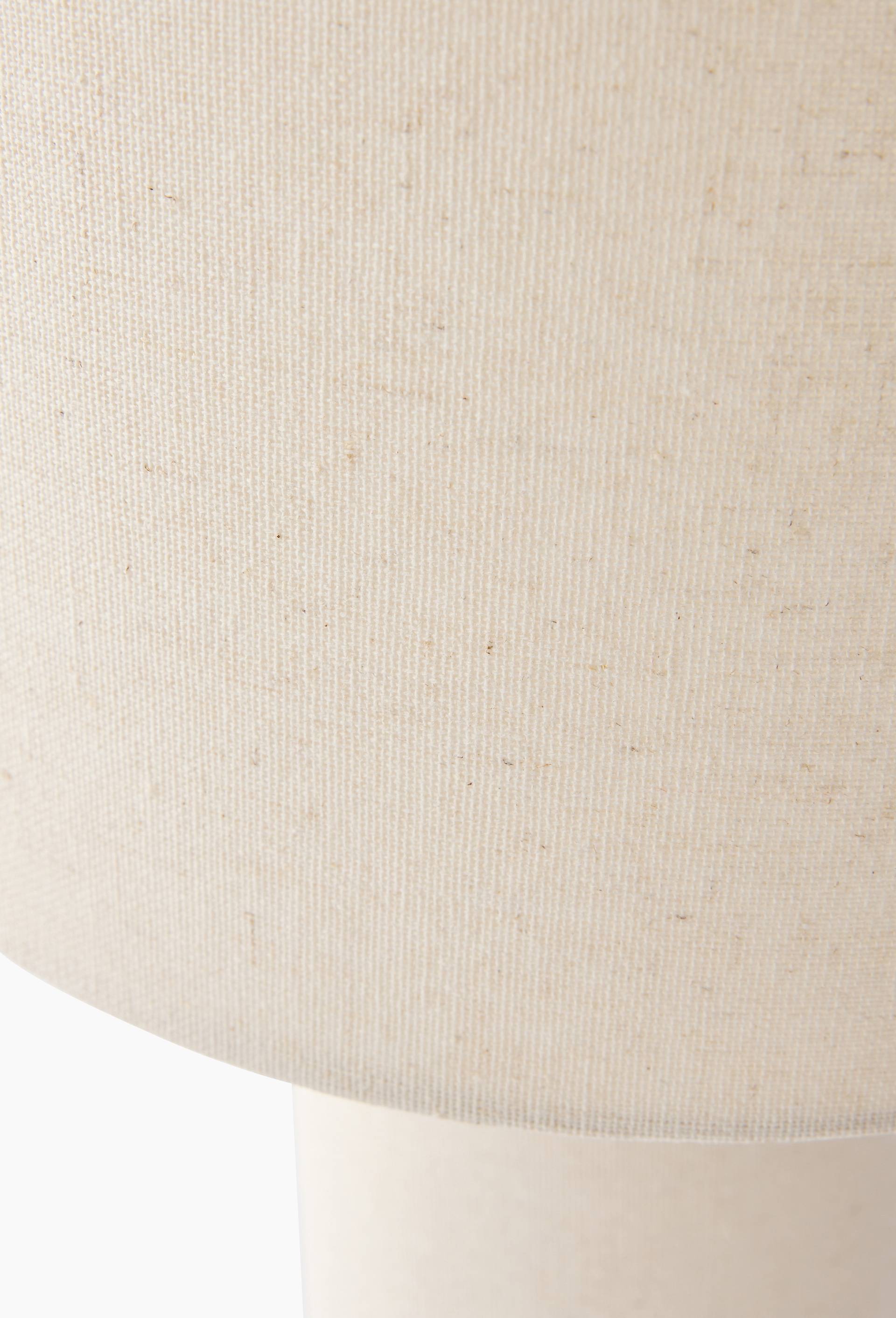 Lampe en tissu, 22xH35cm, en lin, Ecru, large image number 1