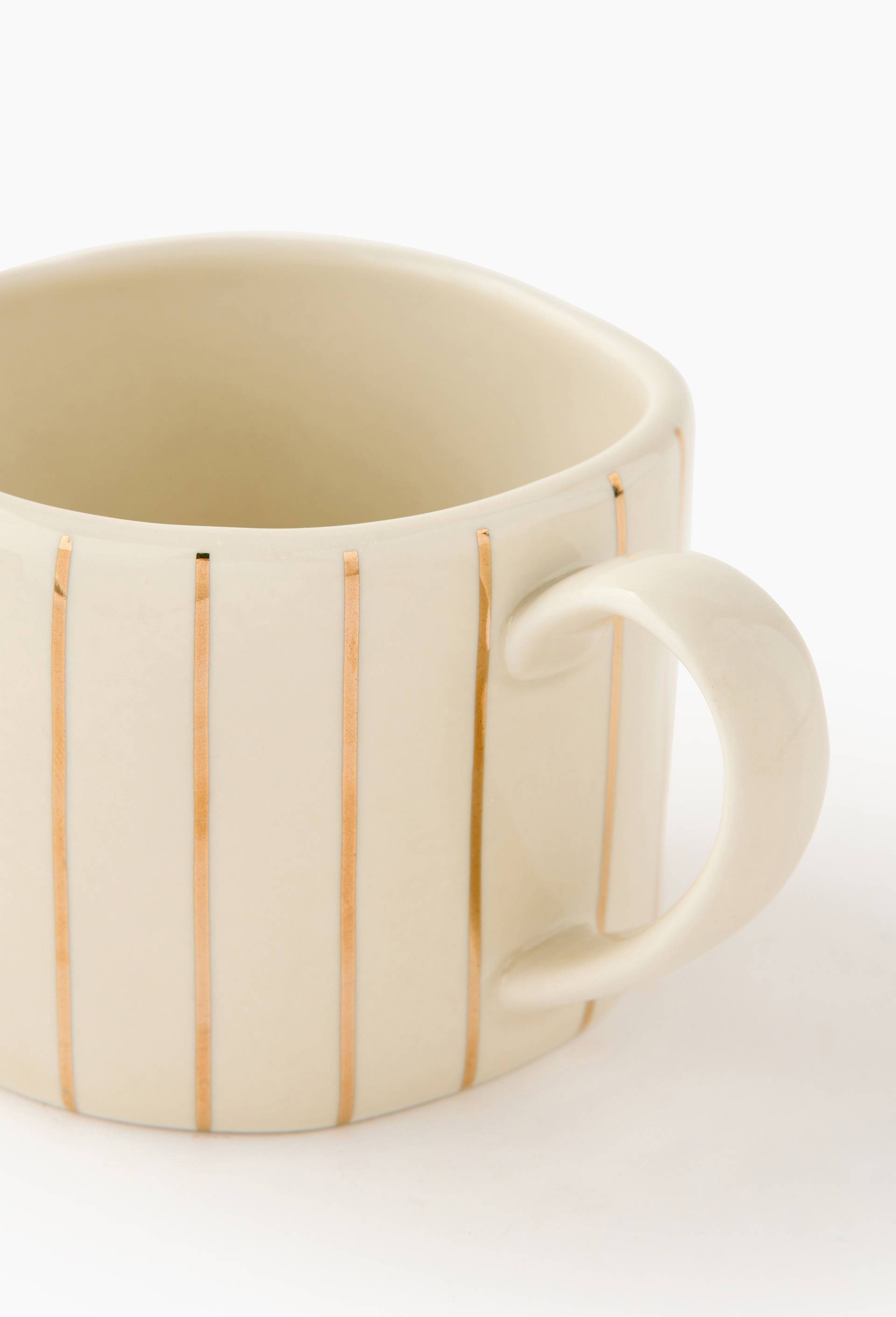 Mug bas finition rayures fines, xxcl, Or, large image number 1