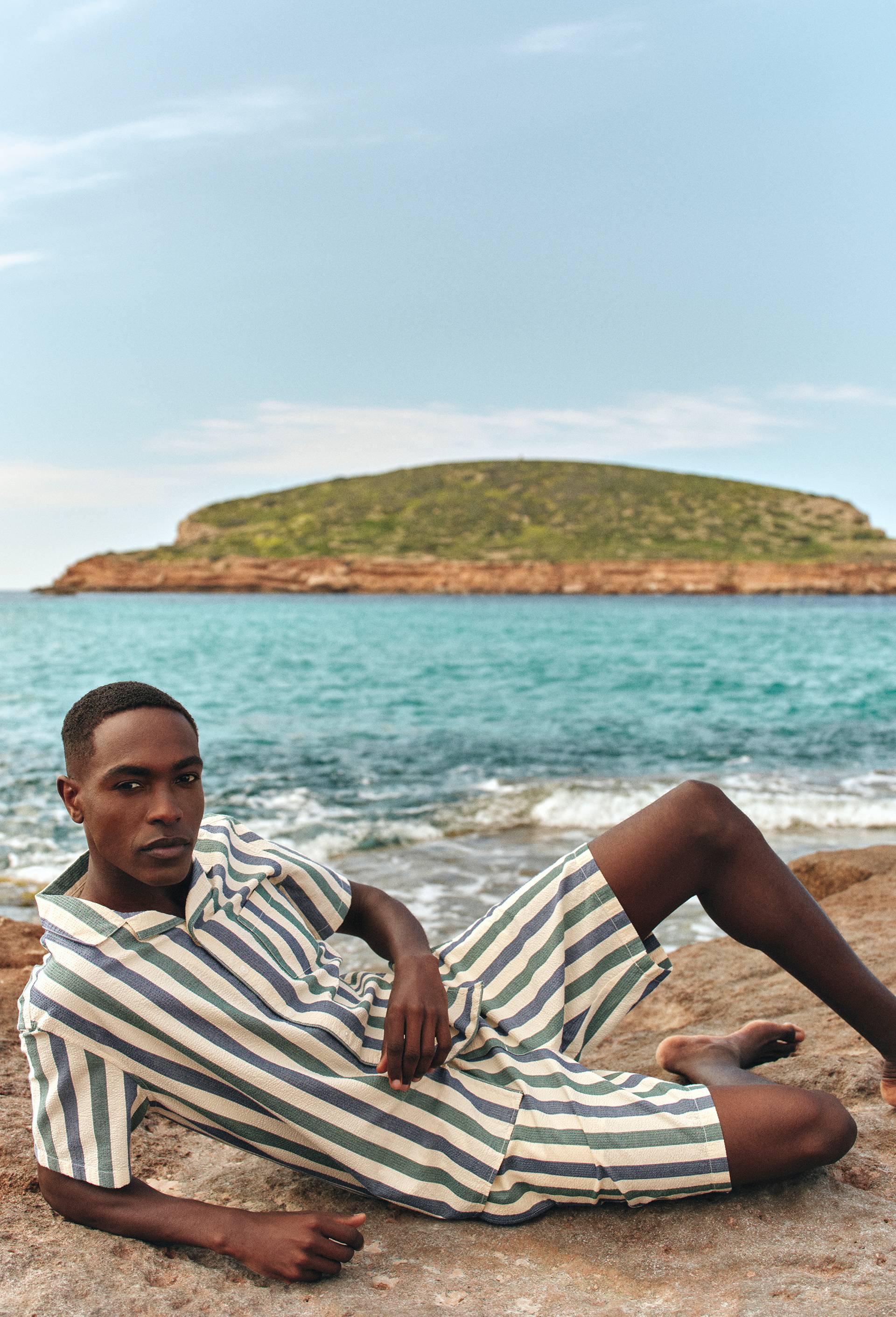 Chemise manches courtes en coton BIO GOTS, Ecru, large image number 0
