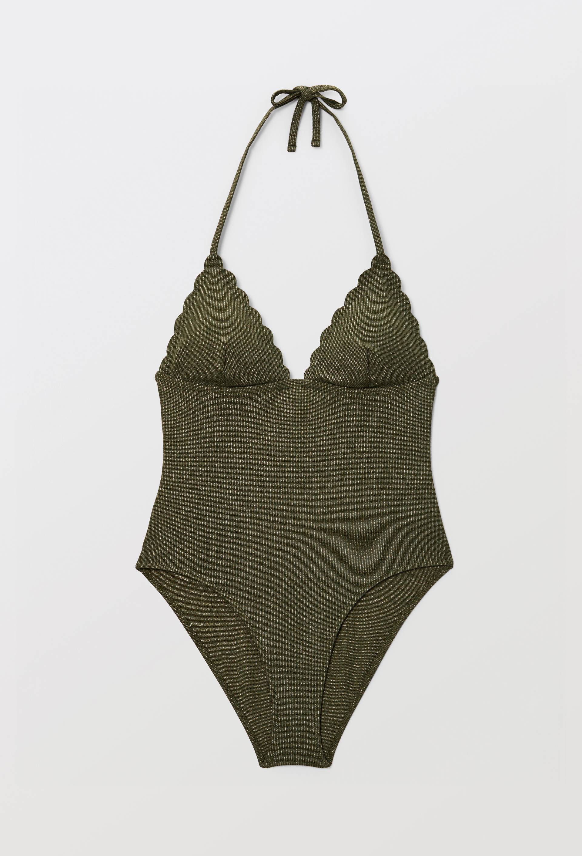 Maillot de bain 1 pi&egrave;ce CONSTANCE, Vert fonc&eacute;, large image number 2