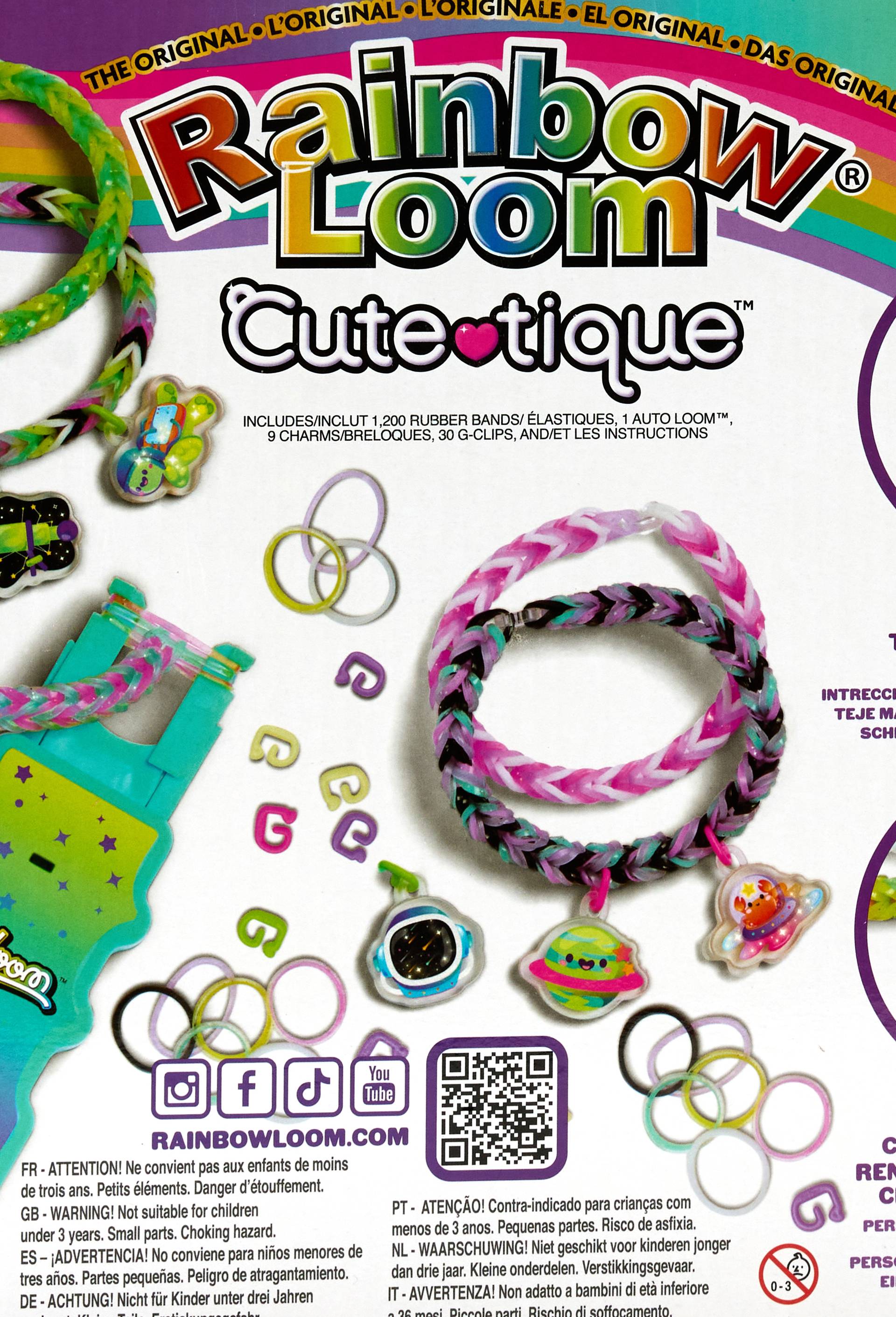 Rainbow Loom - Coffret Cute Tique, Multicolore, large image number 1.0