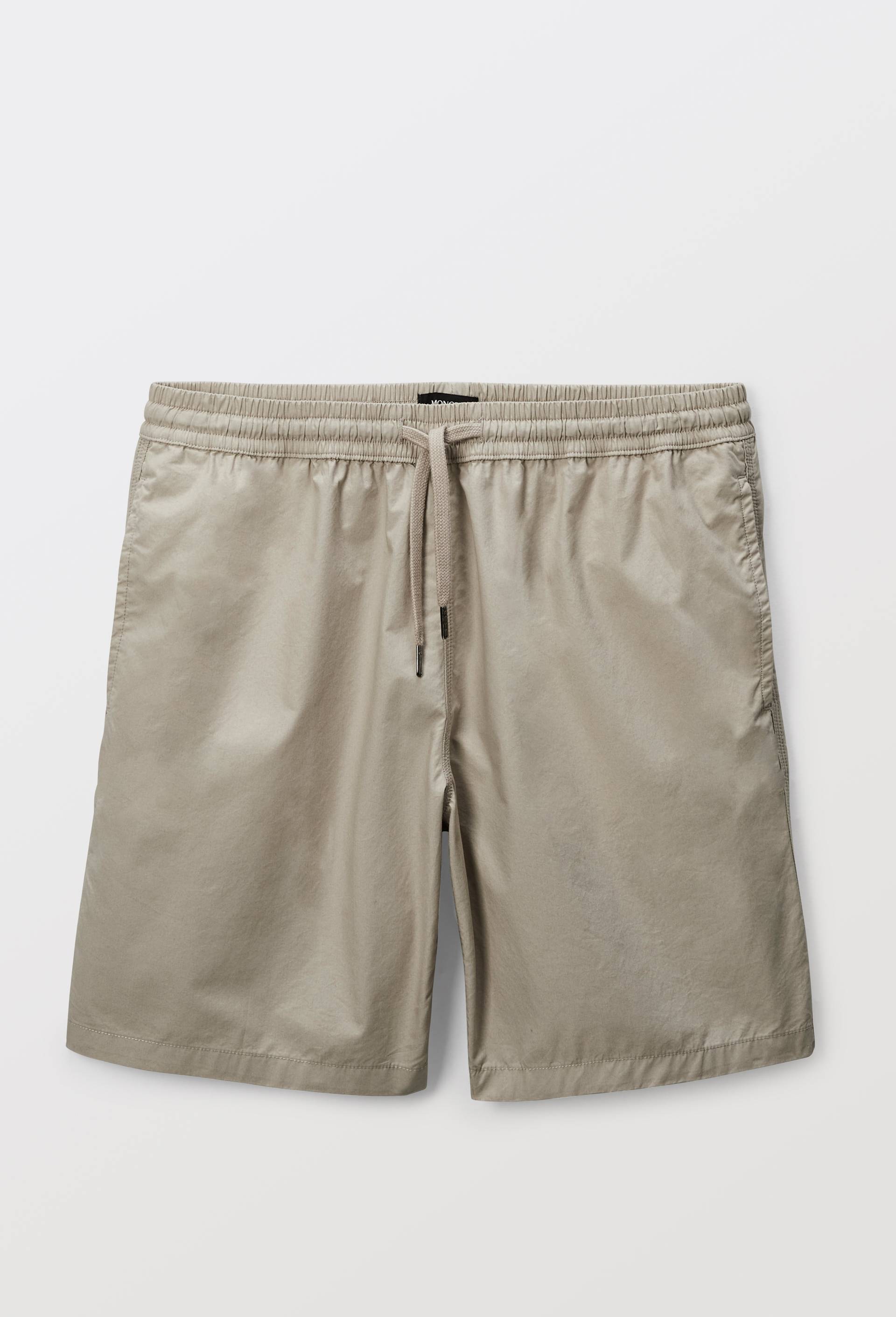 Short en popeline de coton BIO GOTS, Beige clair, large image number 2.0