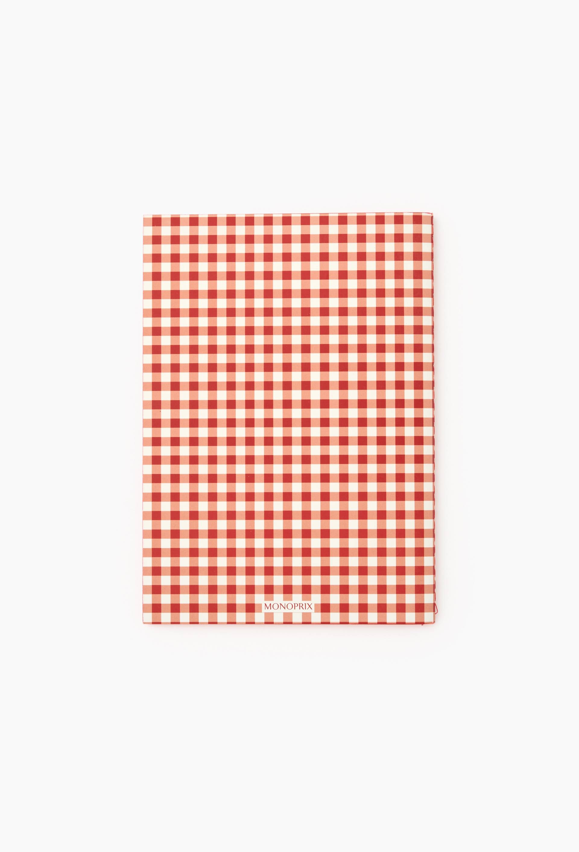 Carnet A5 ligné, 48 pages, Rouge, large image number 1