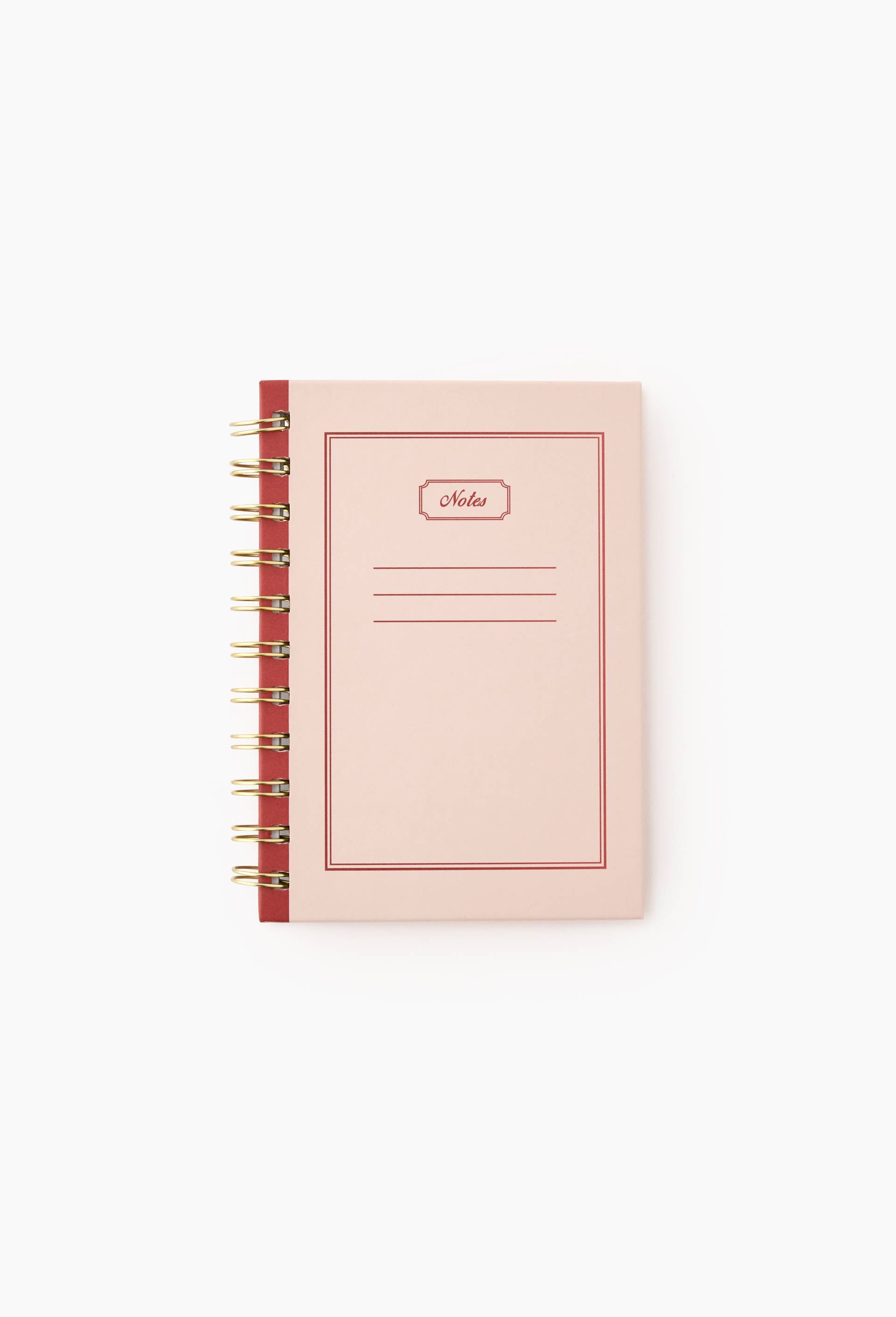 Carnet A6 ligné, 80 pages, Rose clair, large image number 0