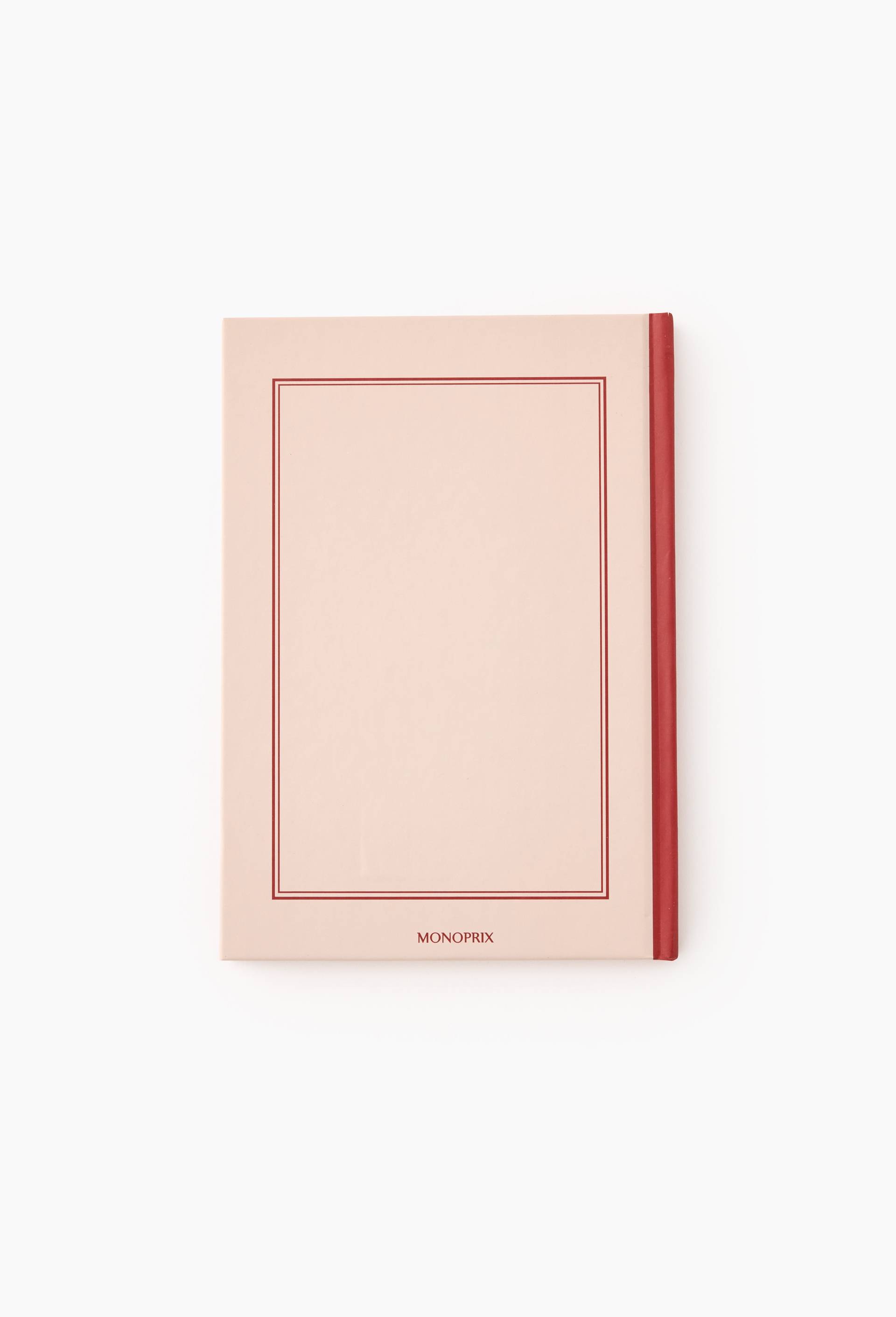 Carnet A5 ligné, 80 pages, Rose clair, large image number 1