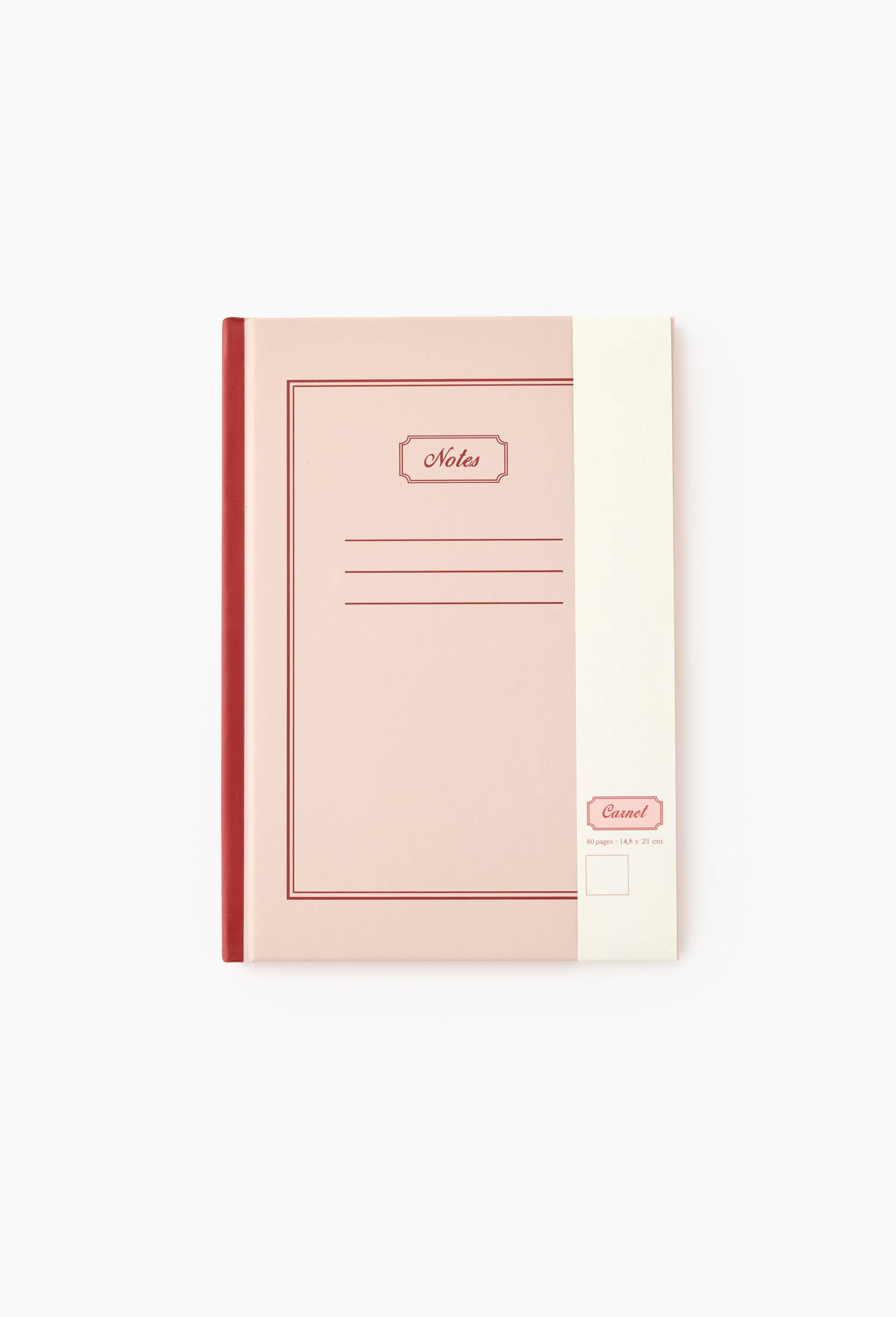 Carnet A5 ligné, 80 pages, Rose clair, large image number 2