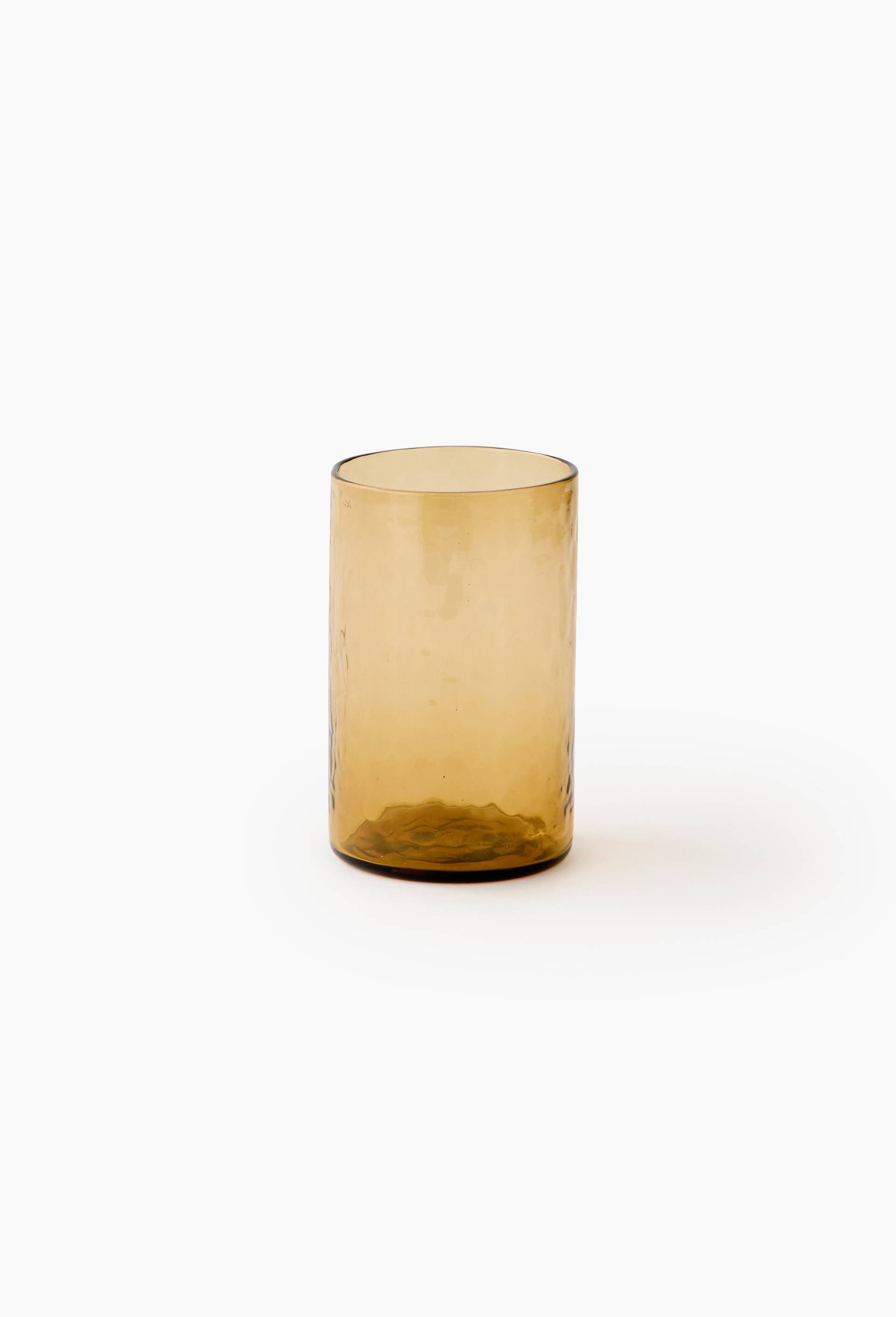 Gobelet finition martel&eacute;e, 35cl, Brun, large image number 0