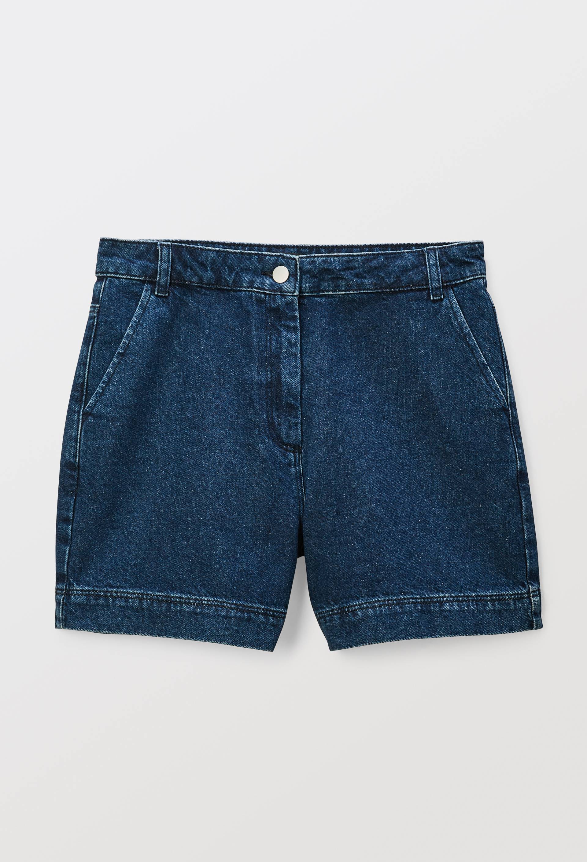 Short en denim, Bleu fonc&eacute;, large image number 2.0