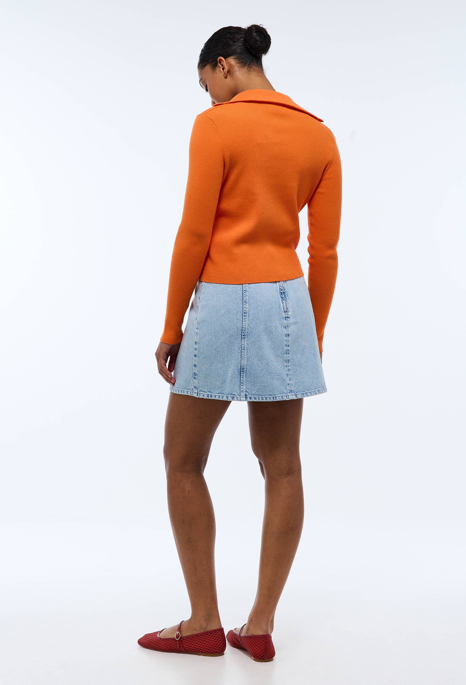 Jupe courte en denim, Bleu clair, large image number 1