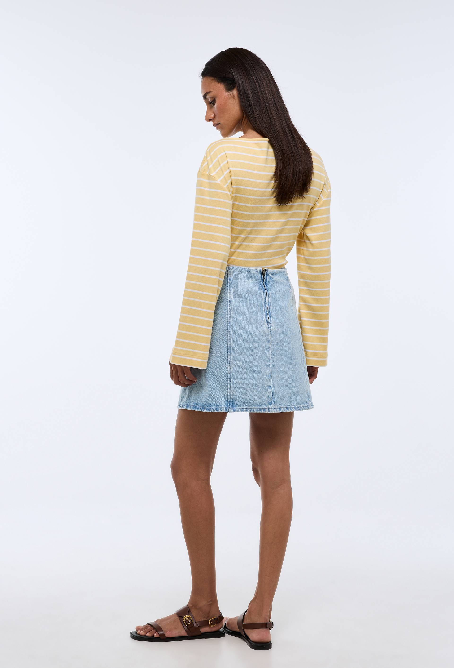 Jupe courte en denim, Bleu clair, large image number 1