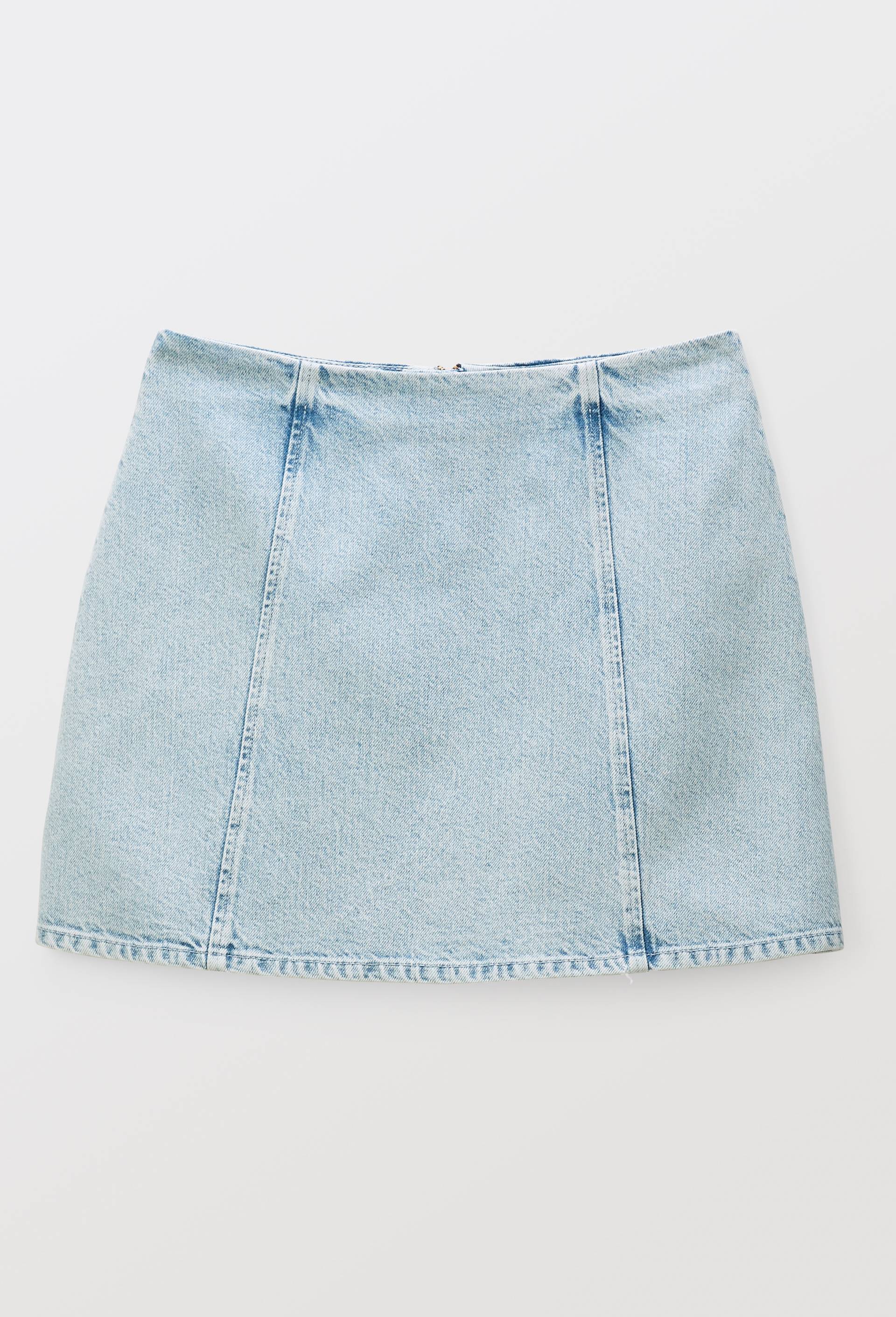 Jupe courte en denim, Bleu clair, large image number 2