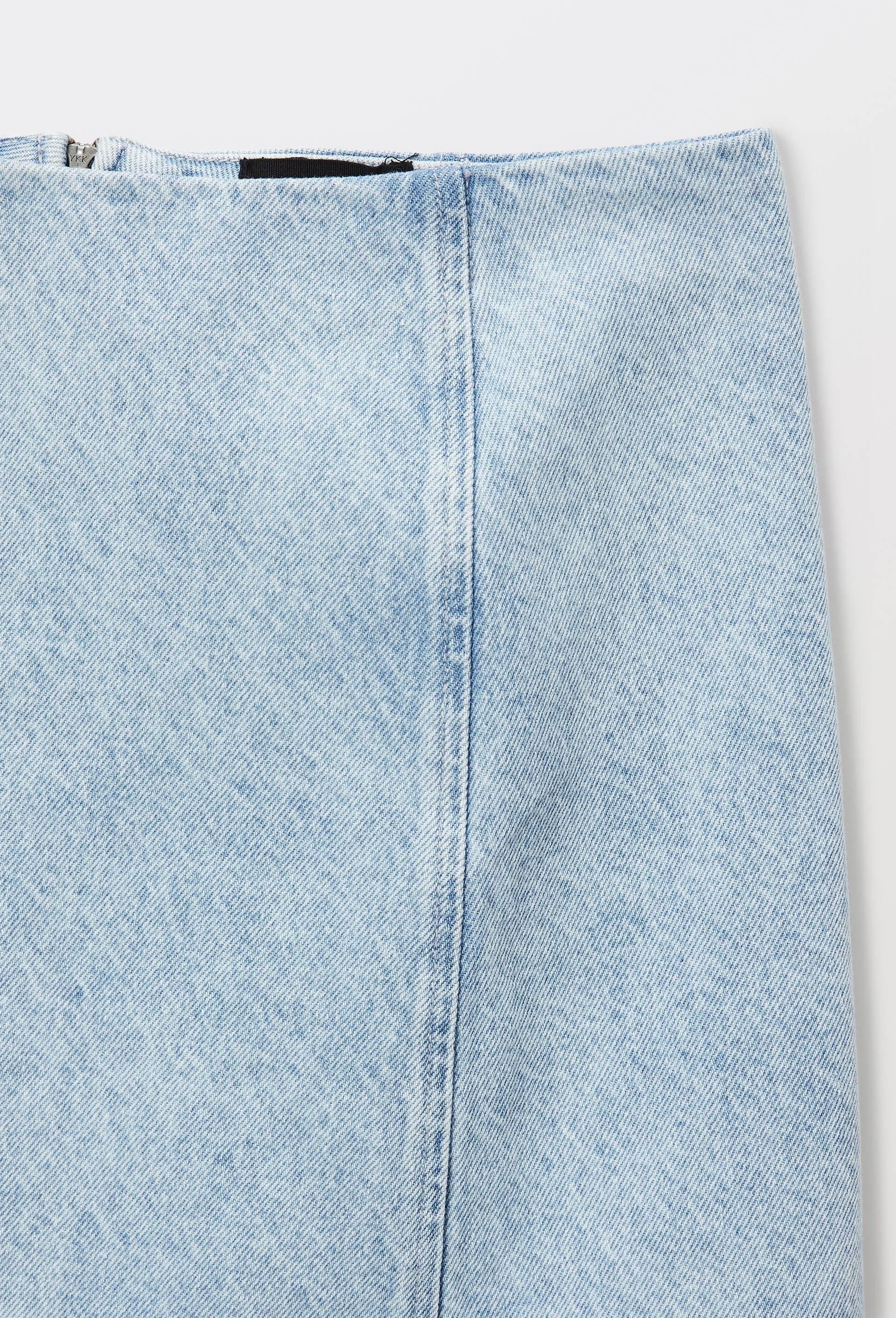 Jupe courte en denim, Bleu clair, large image number 3