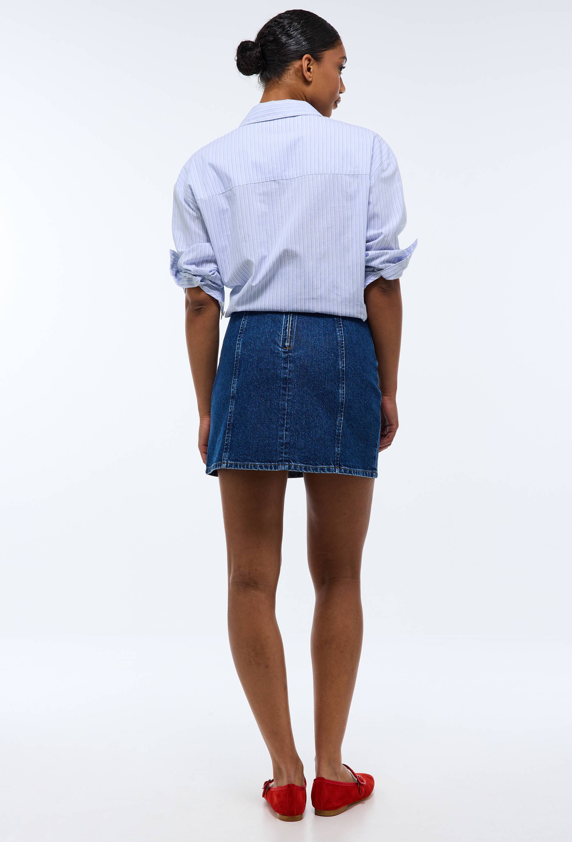 Jupe courte en denim, Bleu fonc&eacute;, large image number 3.0