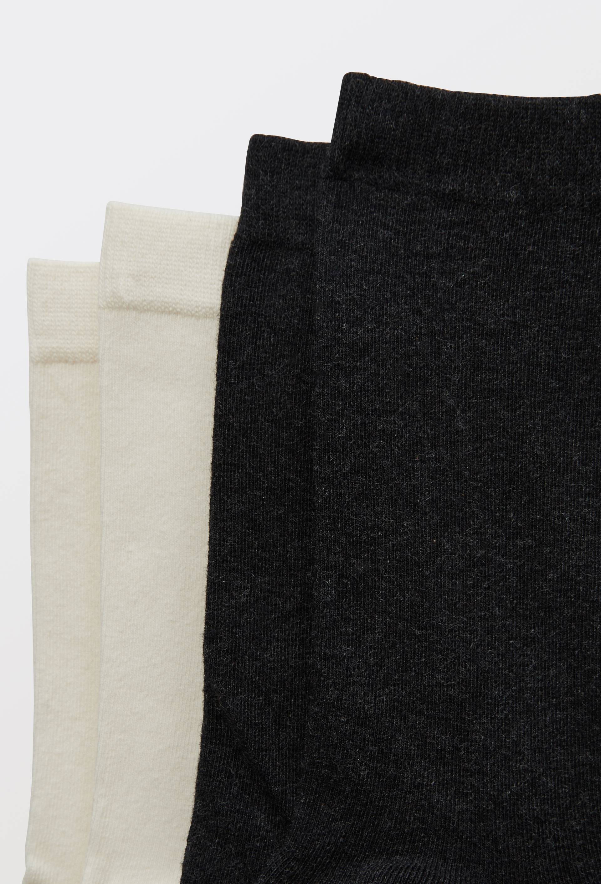 Lot de 2 chaussettes en coton DIM, Beige clair, large image number 1