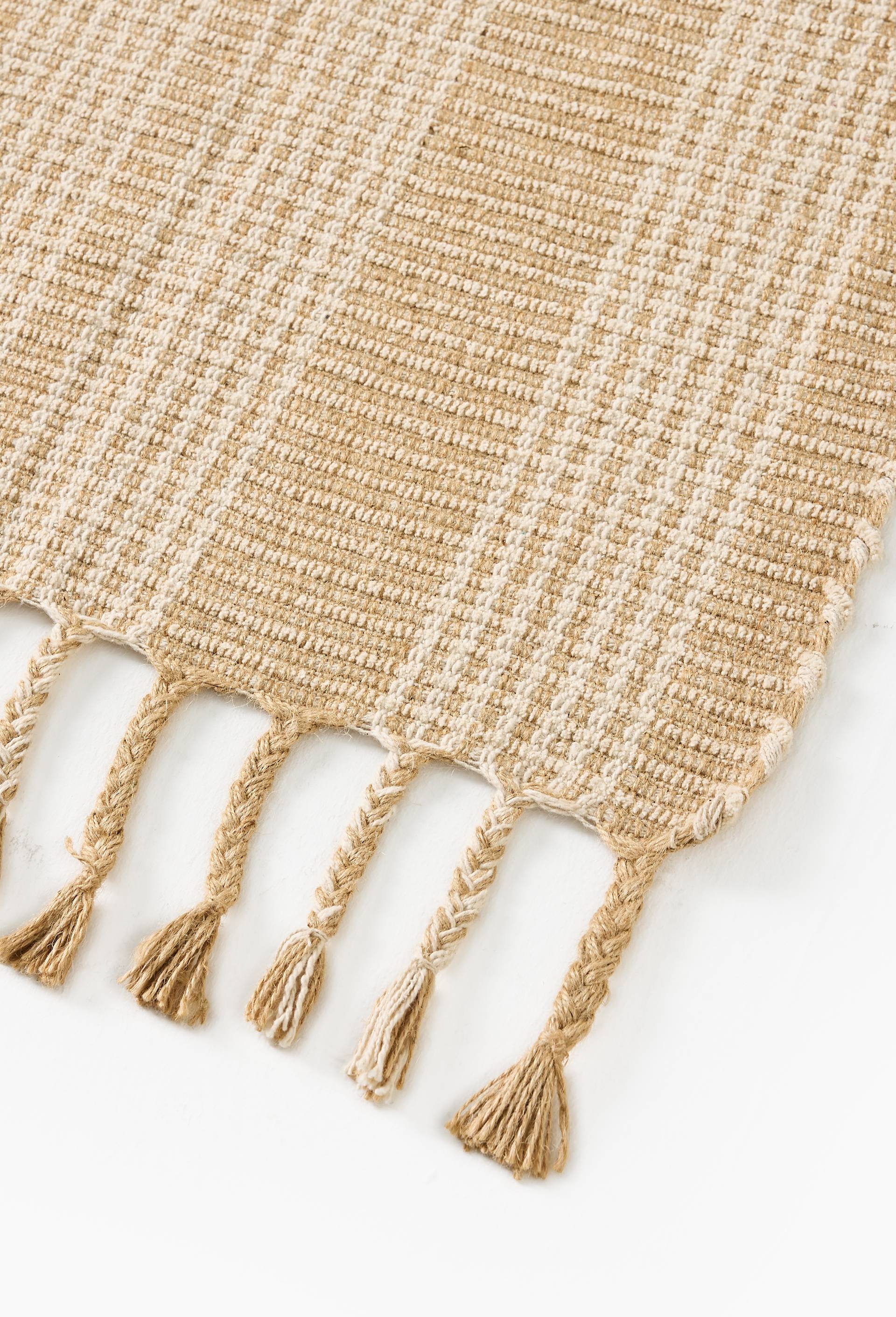 Tapis jute/chenille, 120 x 180 cm, Beige clair, large image number 1