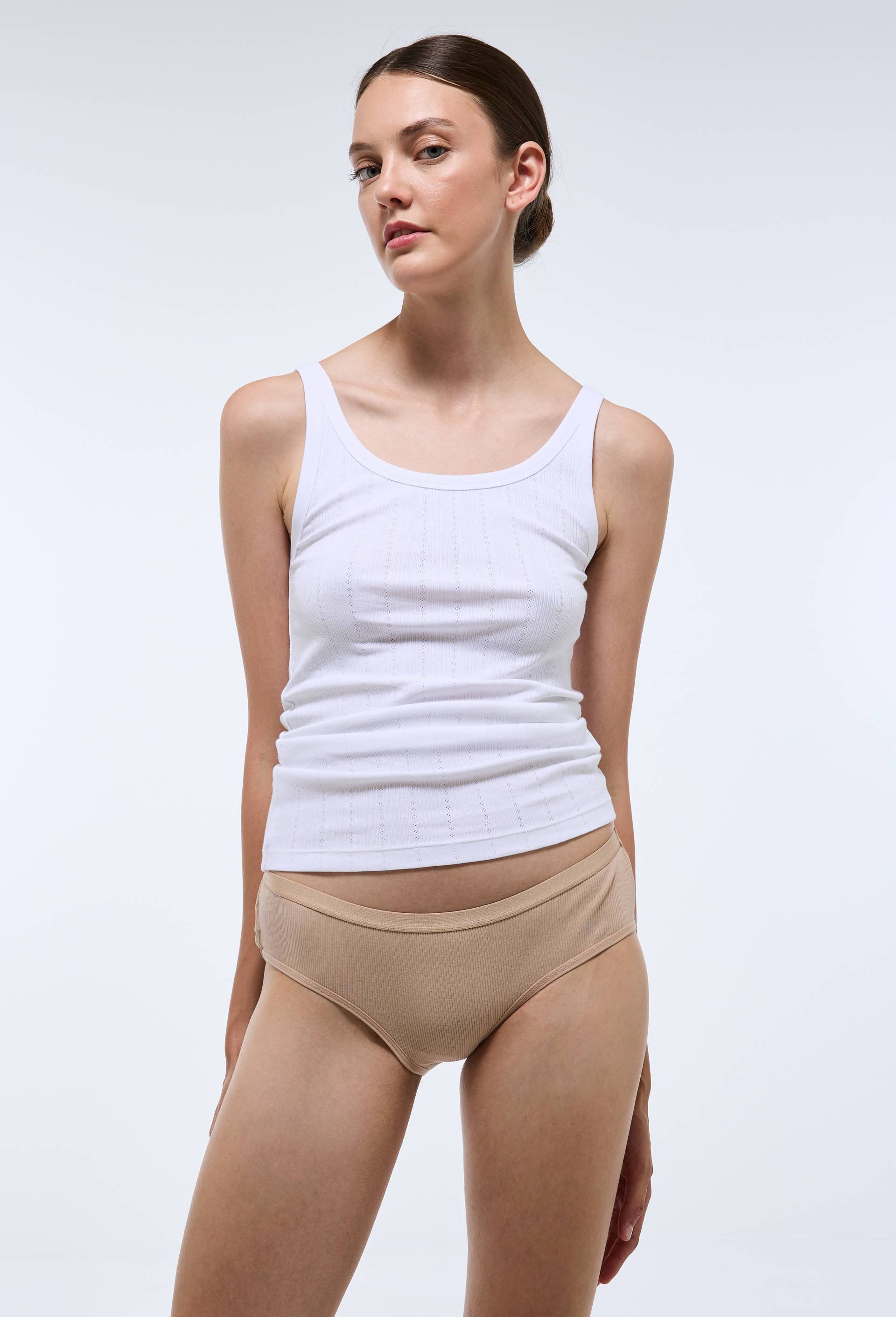 Lot de 3 shorties c&ocirc;tel&eacute;s CAMELIA en coton BIO GOTS, Rose clair, large image number 3
