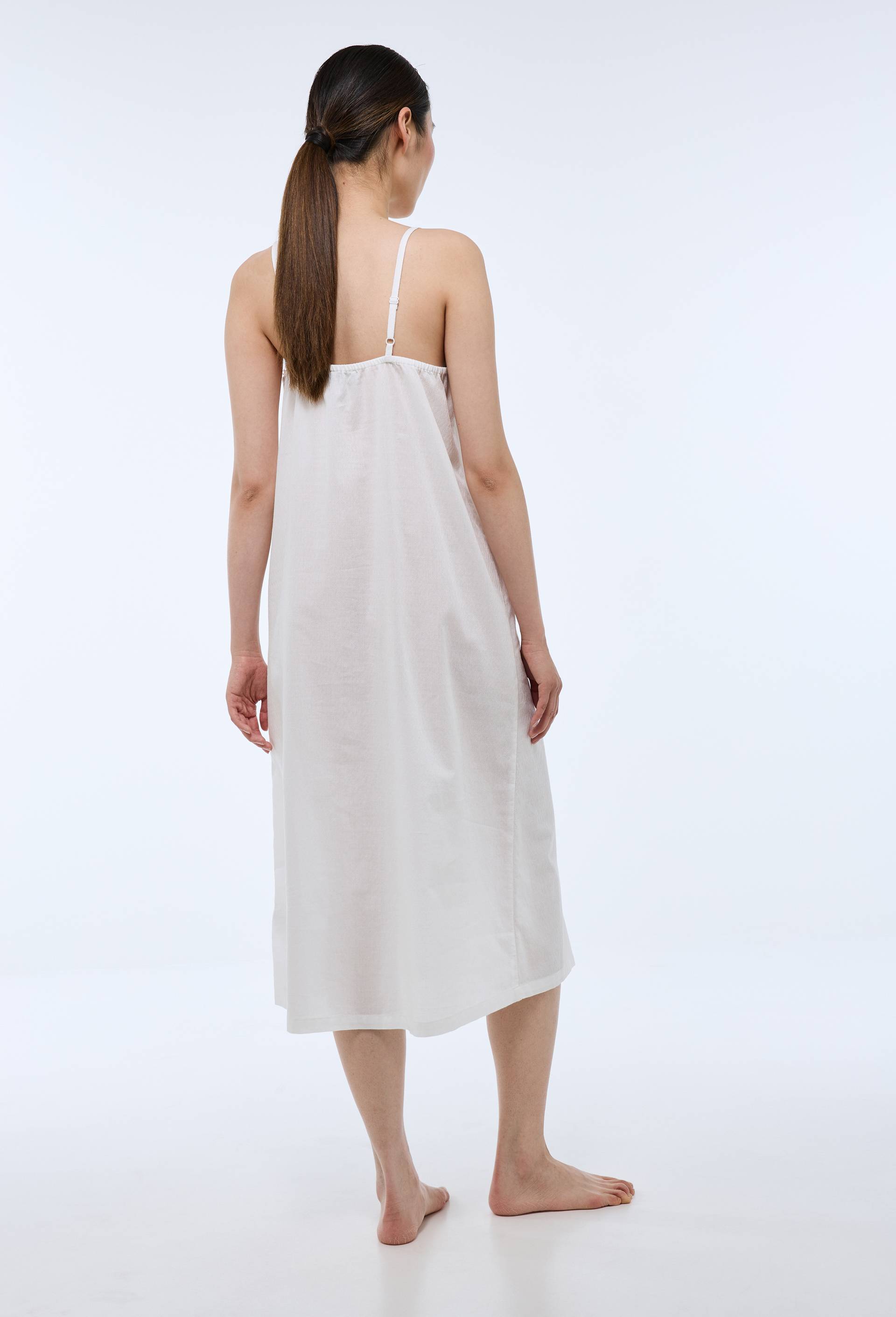 Chemise de nuit longue en coton BIO GOTS, Ecru, large image number 1.0