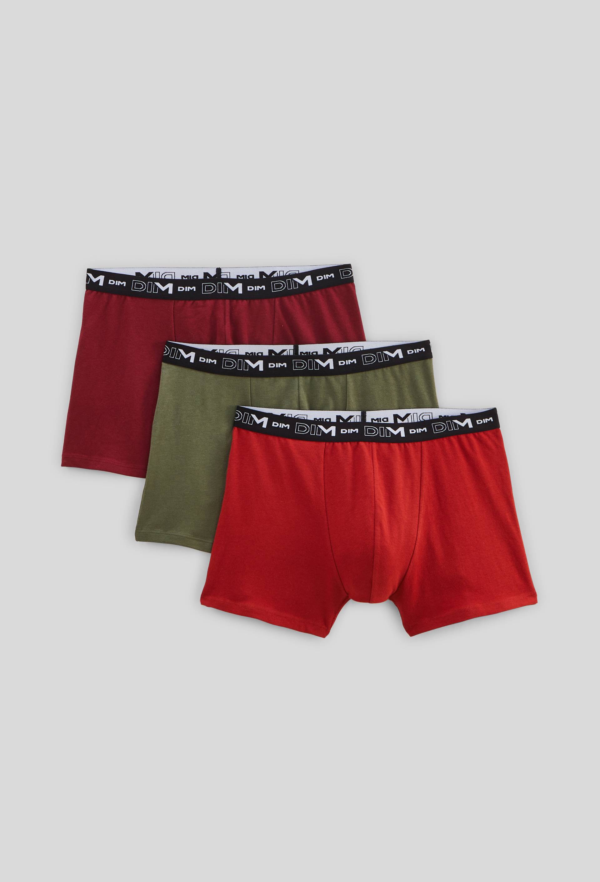 Lot de 3 boxers en coton MULTIPACK DIM, Orange, large image number 0
