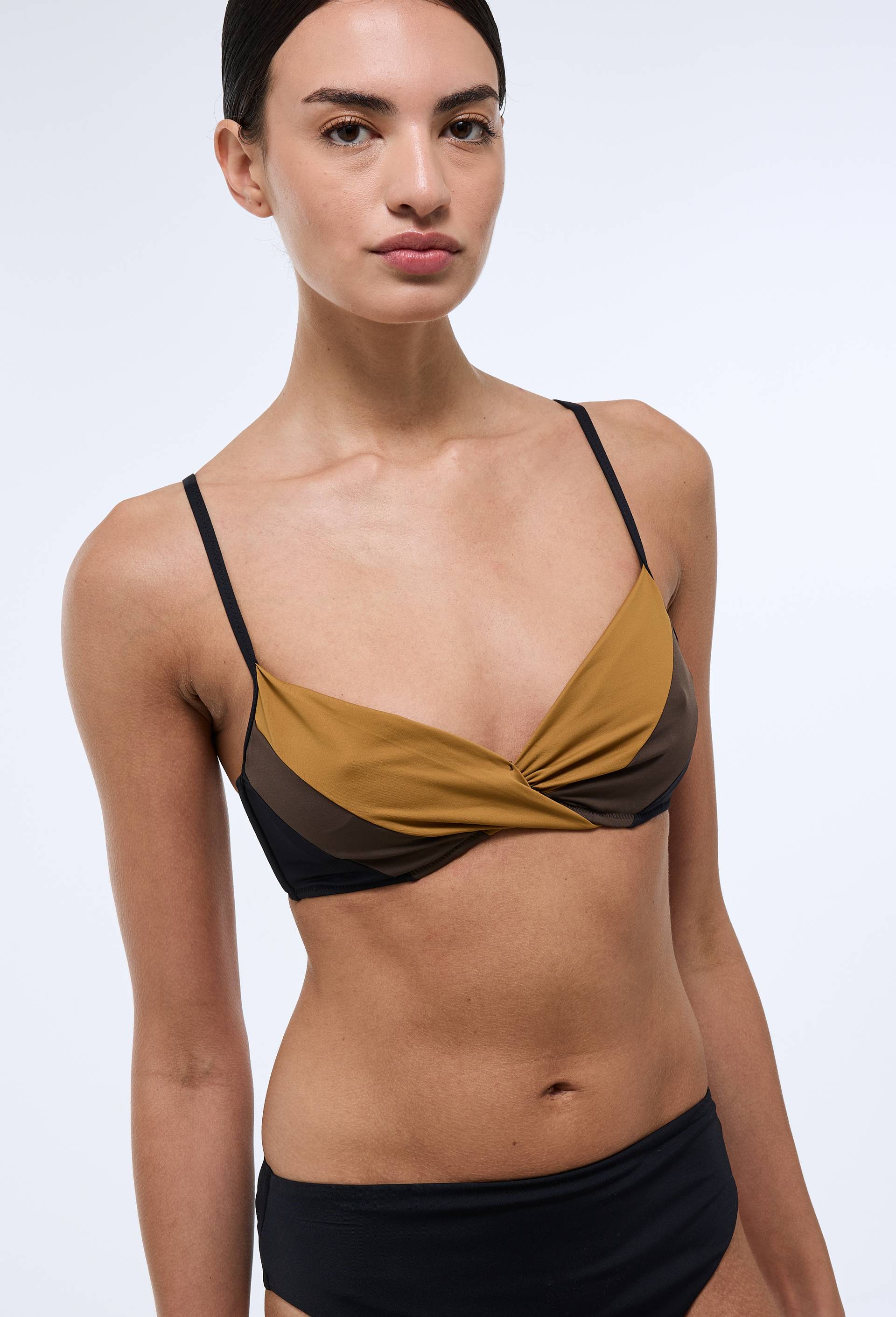 Haut de maillot de bain AGATHE, Noir, large image number 1