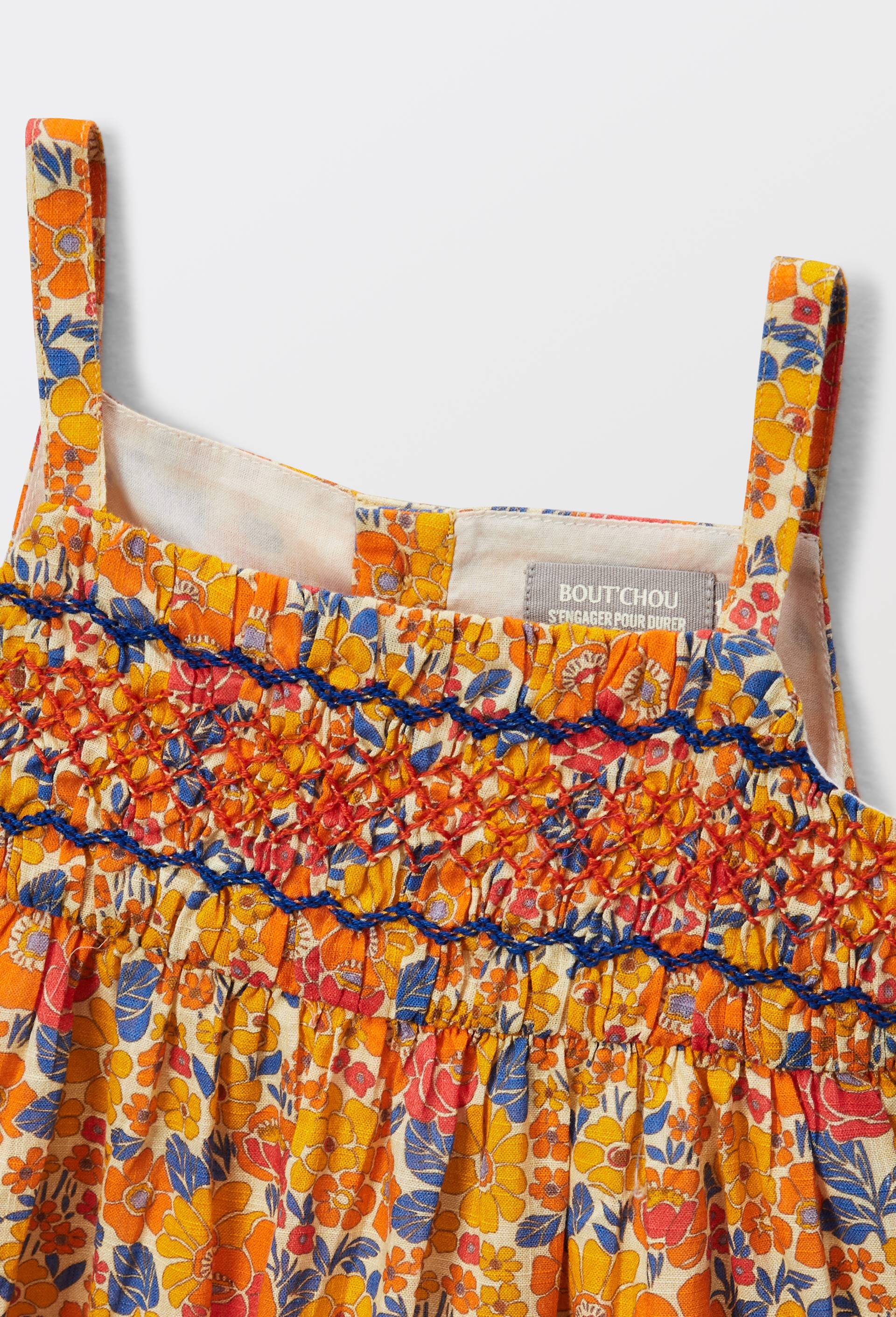 Robe avec bloomer imprimés en coton, Jaune clair, large image number 2.0