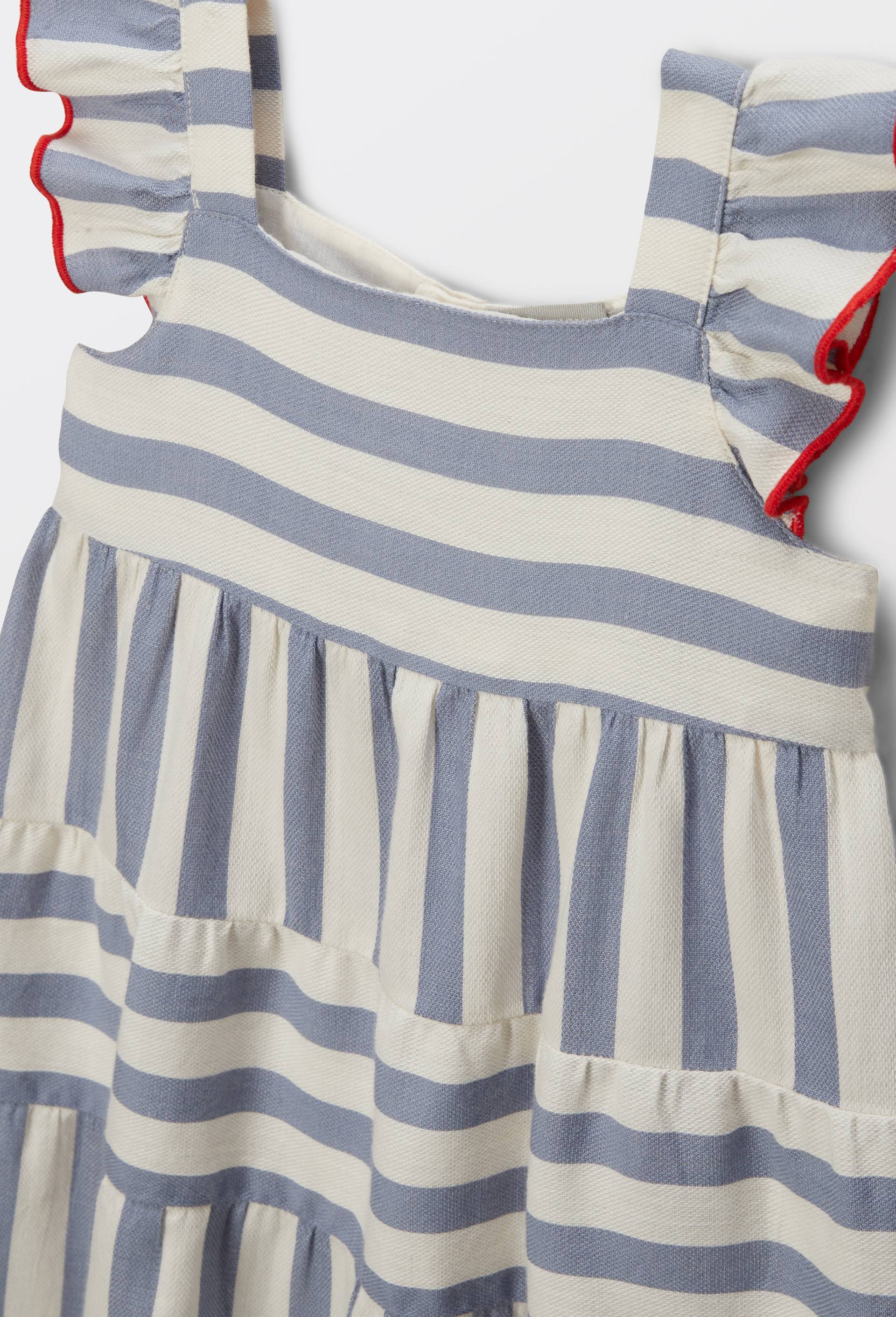 Robe rayée en coton, Bleu, large image number 2.0