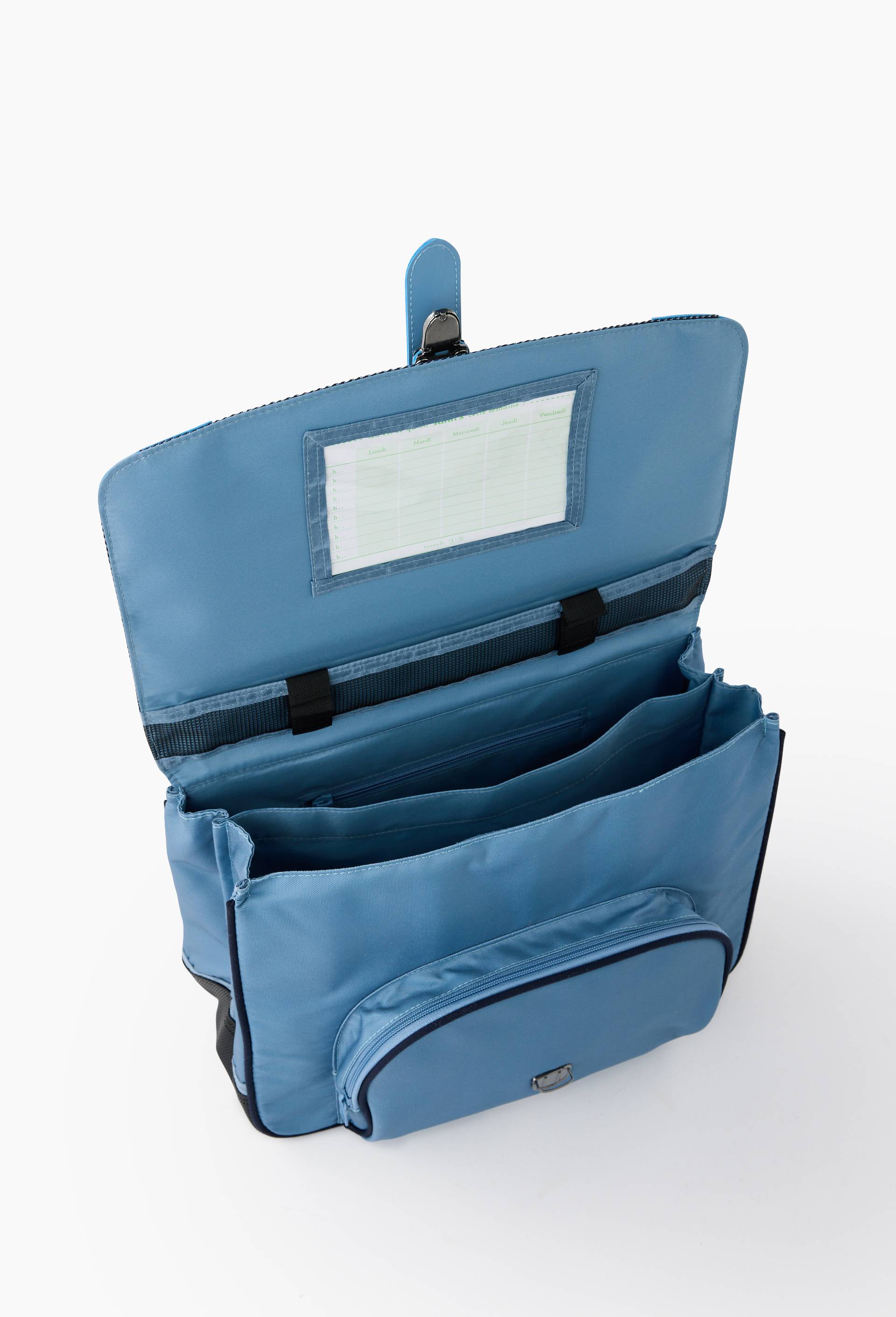 Cartable voiture, 38cm, Bleu fonc&eacute;, large image number 1.0