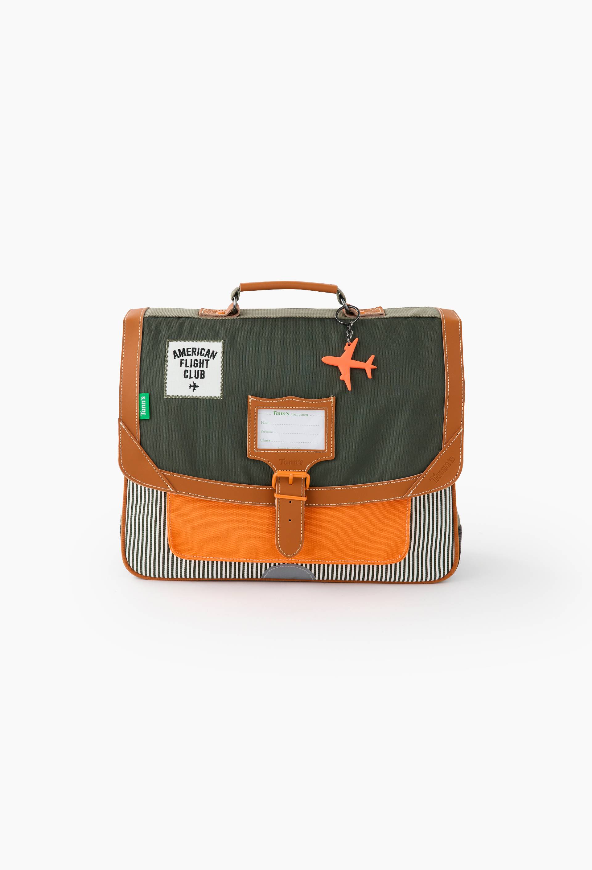 Cartable avion, 38cm, Vert fonc&eacute;, large image number 2