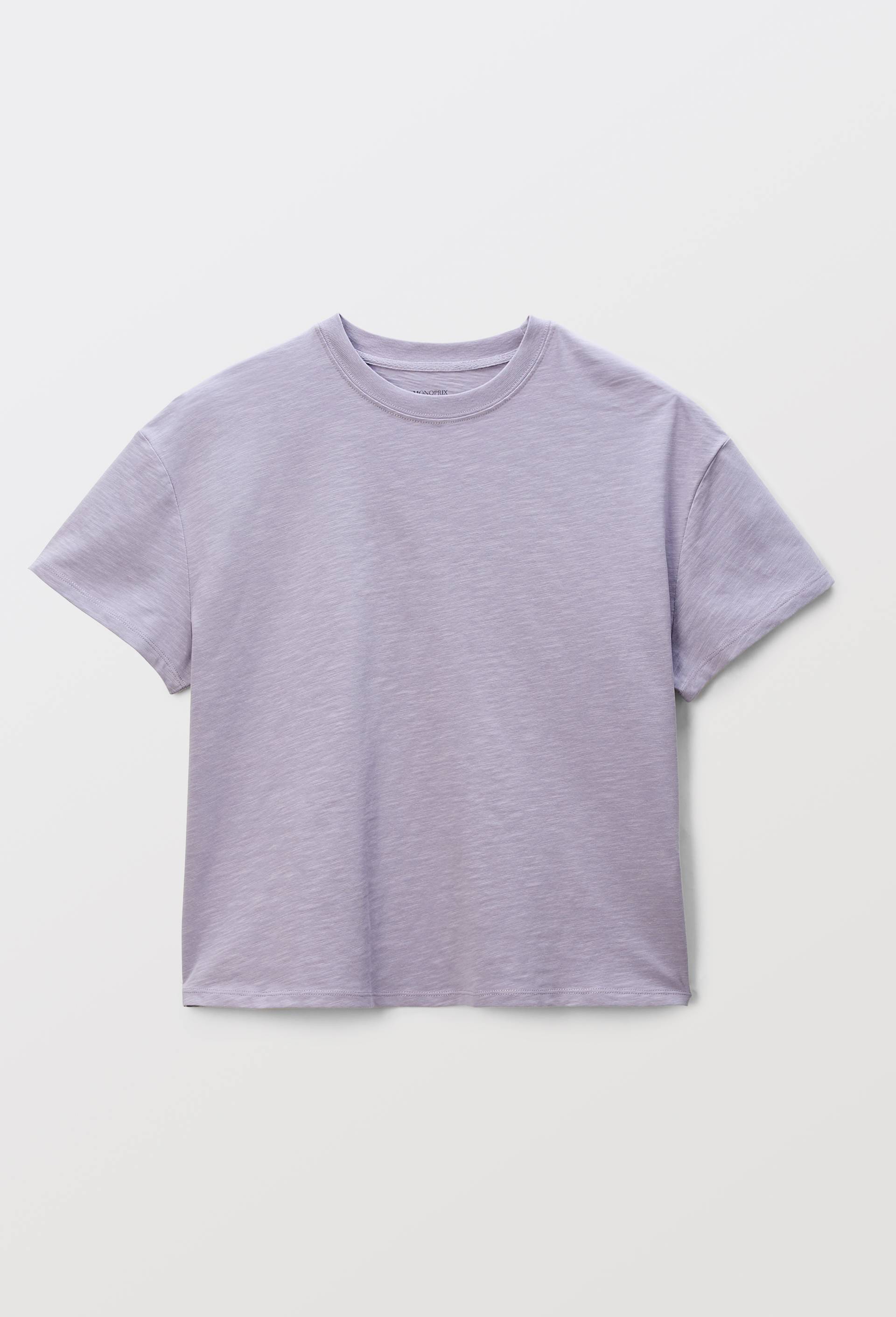 T-shirt ample uni en coton BIO GOTS, Violet, large image number 2.0