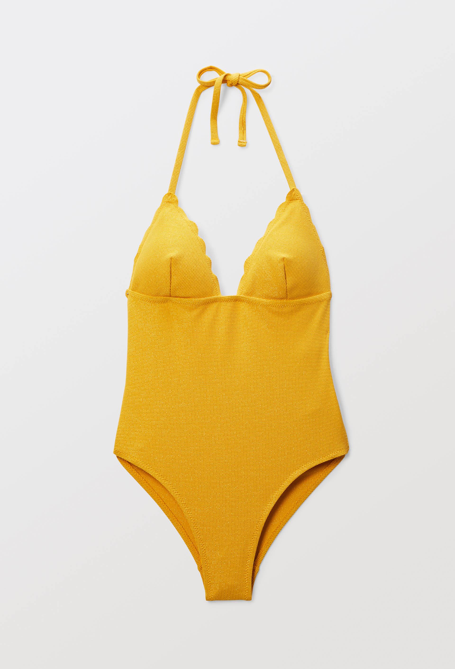 Maillot de bain pièce CONSTANCE JAUNE pour femme MONOPRIX