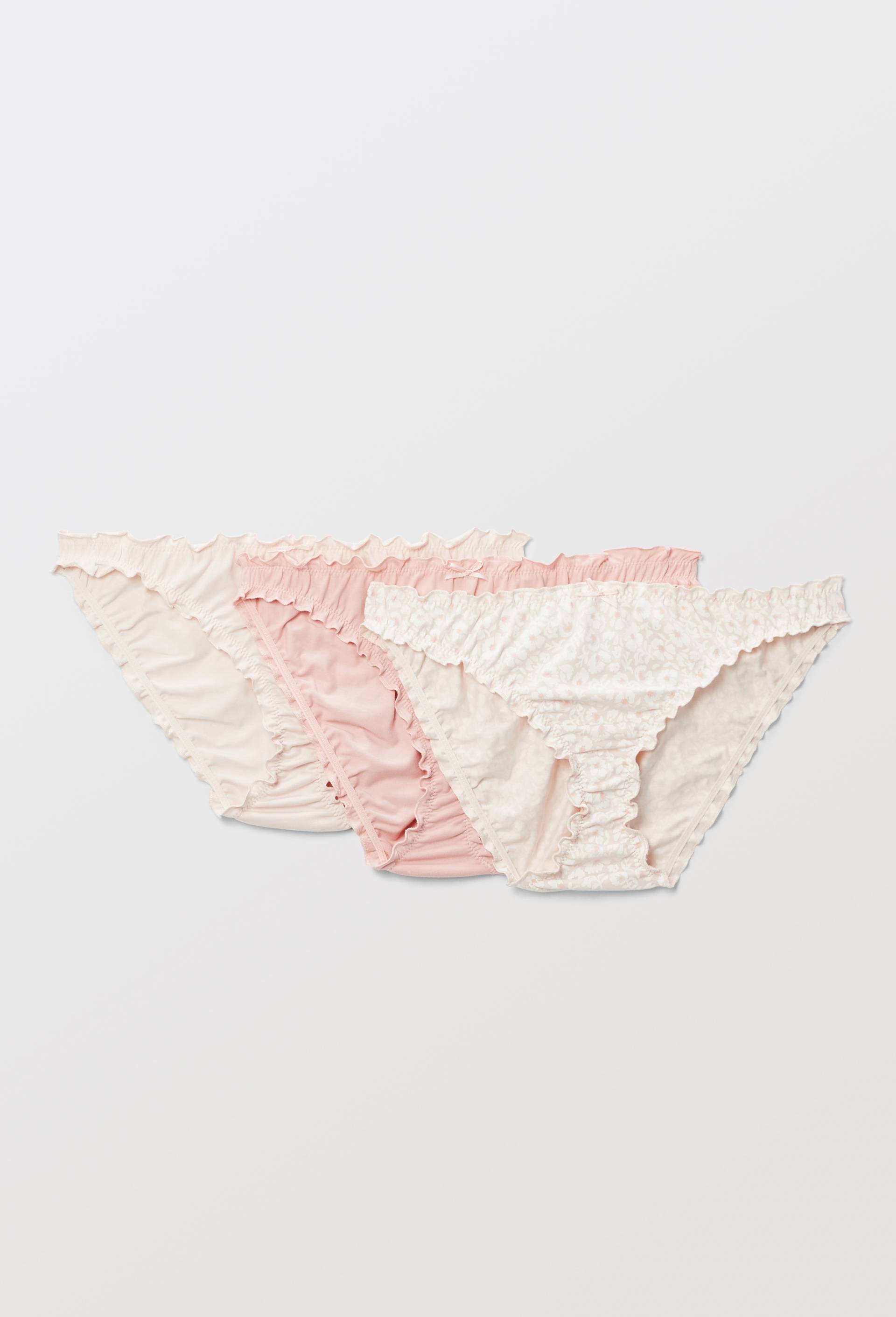 Lot de 3 culottes froufrou JULIE en coton BIO GOTS - MONOPRIX - Modalova