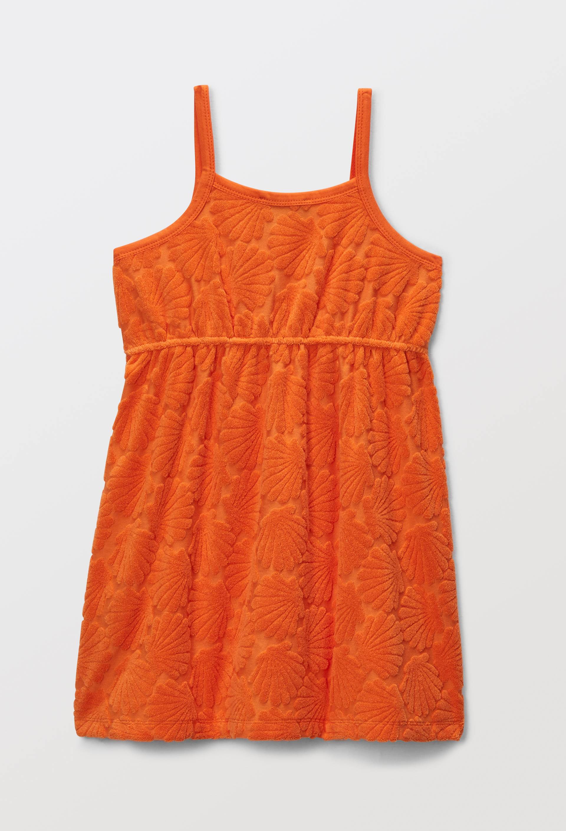 Robe en &eacute;ponge contenant du coton, Orange, large image number 4