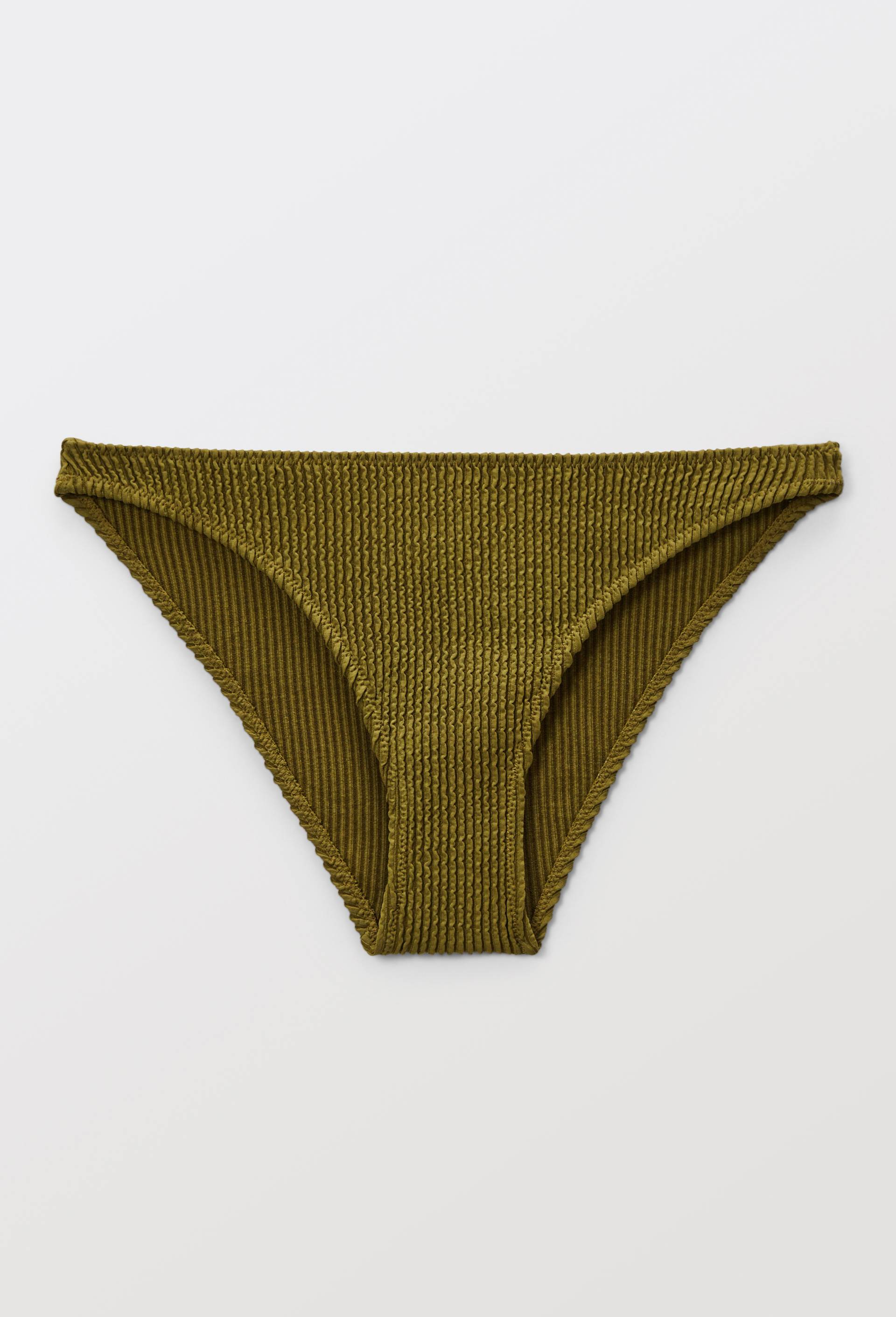 Bas de maillot de bain JEANNE, mati&egrave;re recycl&eacute;e, Vert fonc&eacute;, large image number 3