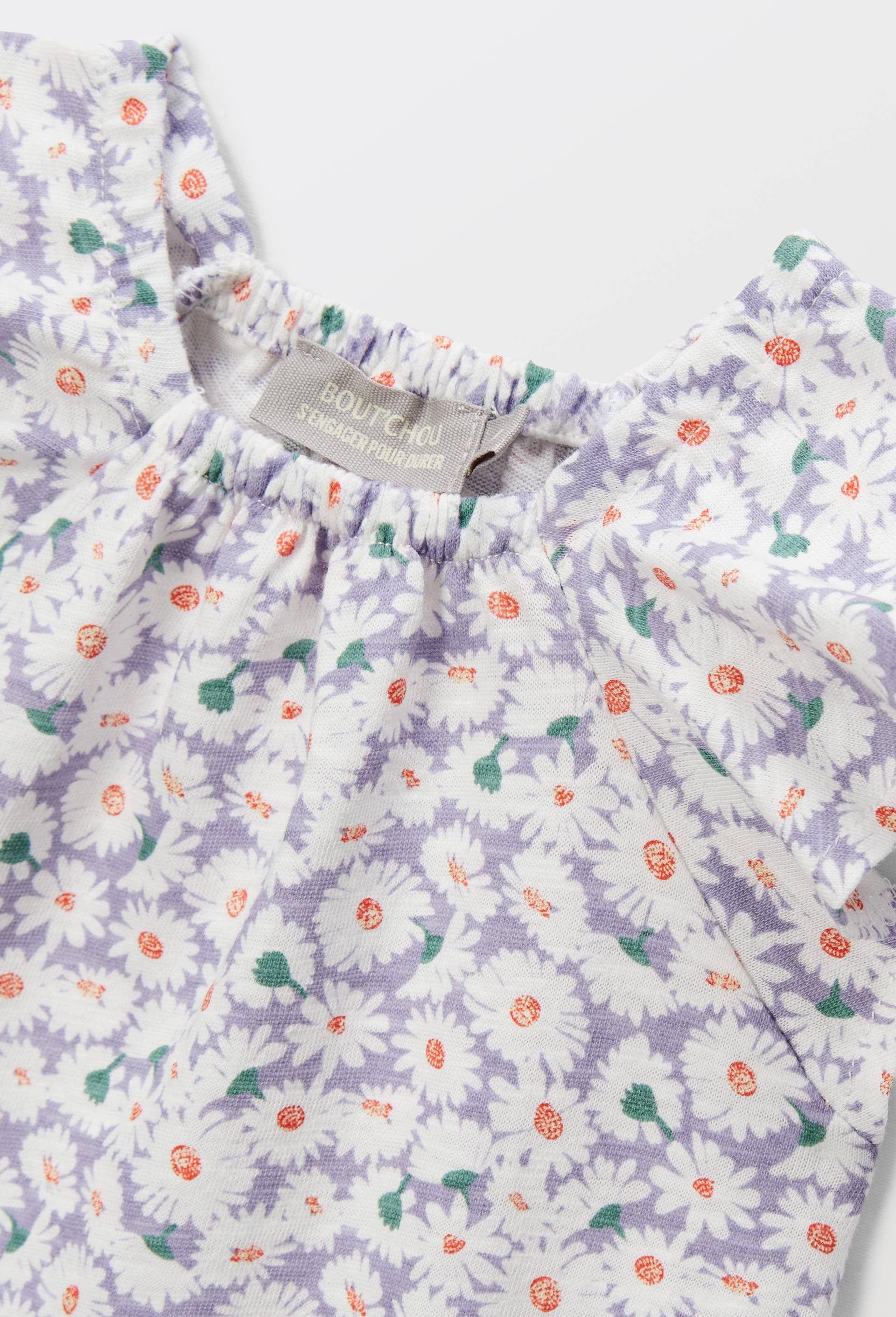 Robe sans manches avec bloomer en coton BIO GOTS, Violet, large image number 2