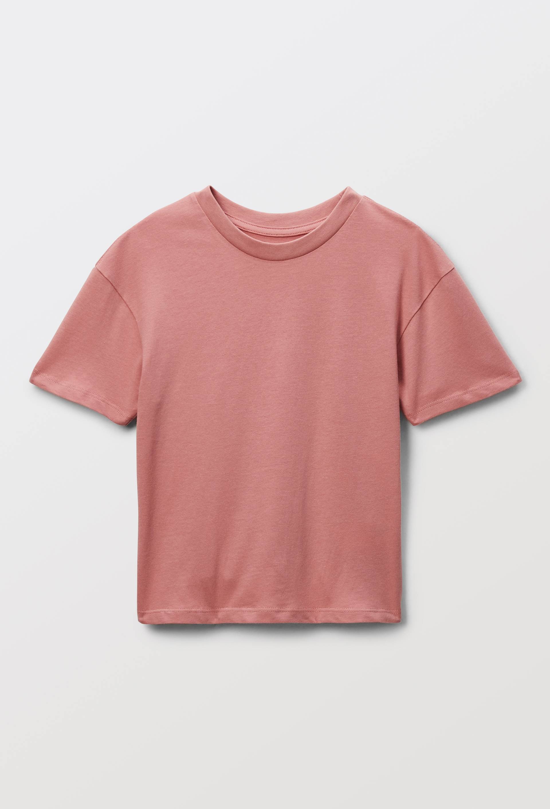 T-shirt uni en coton BIO GOTS, Rose foncé, large image number 0