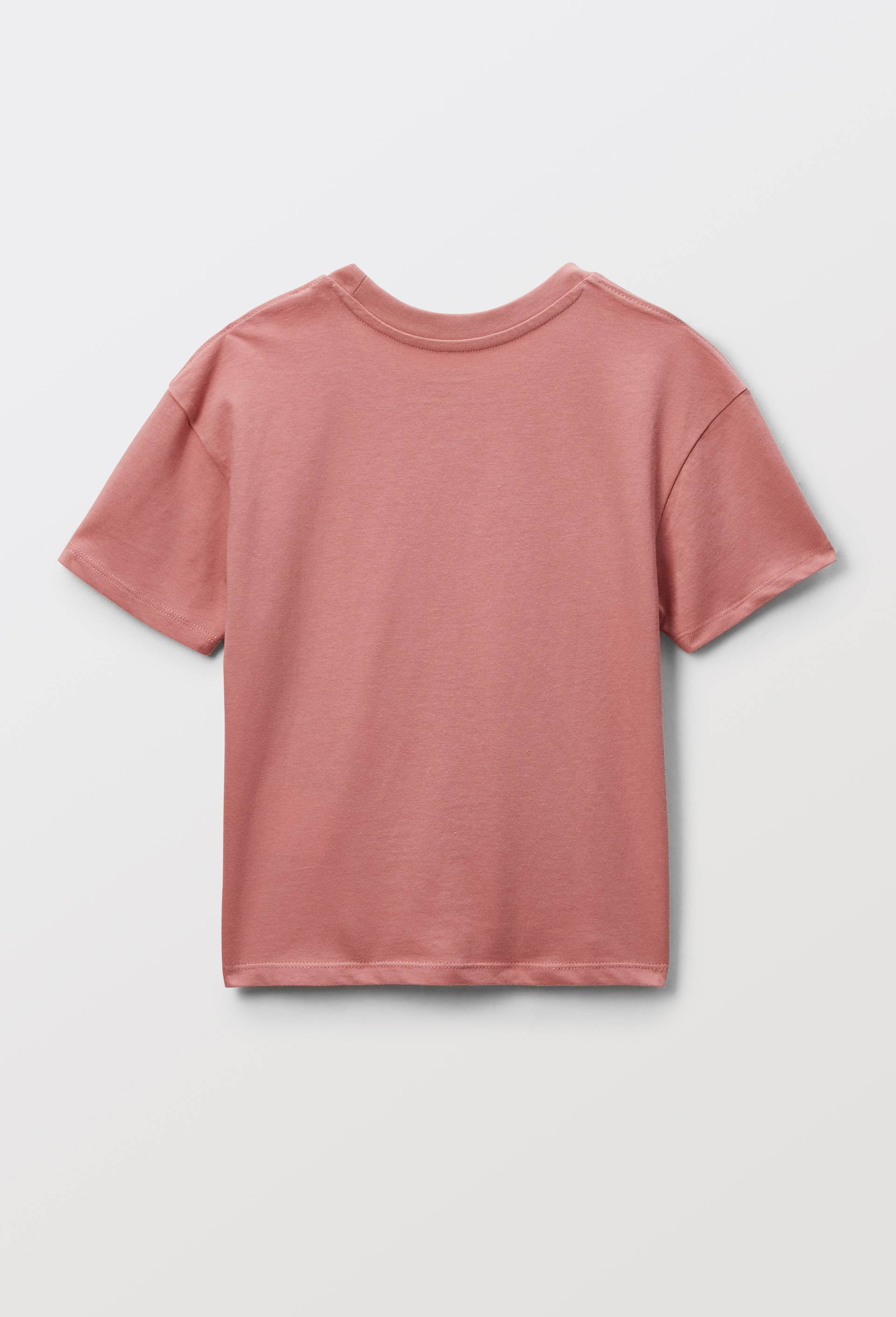 T-shirt uni en coton BIO GOTS, Rose foncé, large image number 1